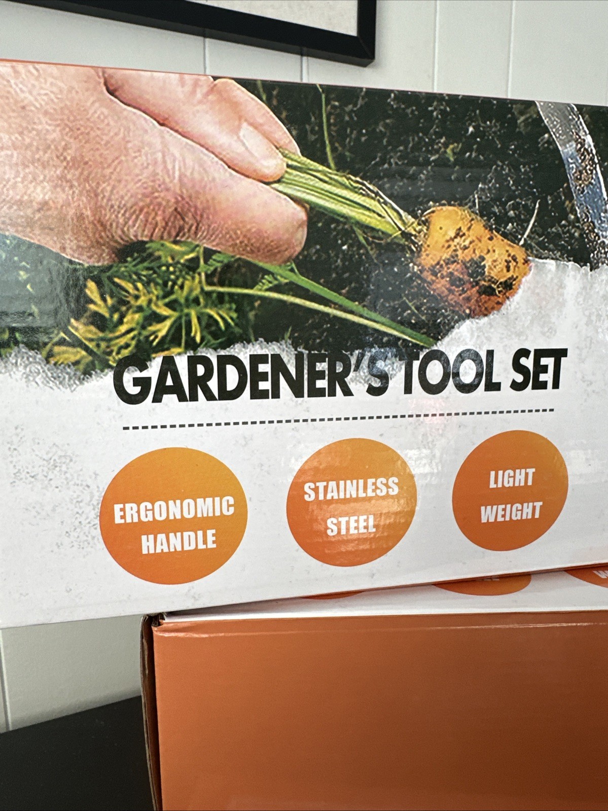 Outdoor Garden Tool Set, 7 Piece Stainless Steel Rust-Proof Heavy Duty Tools W5