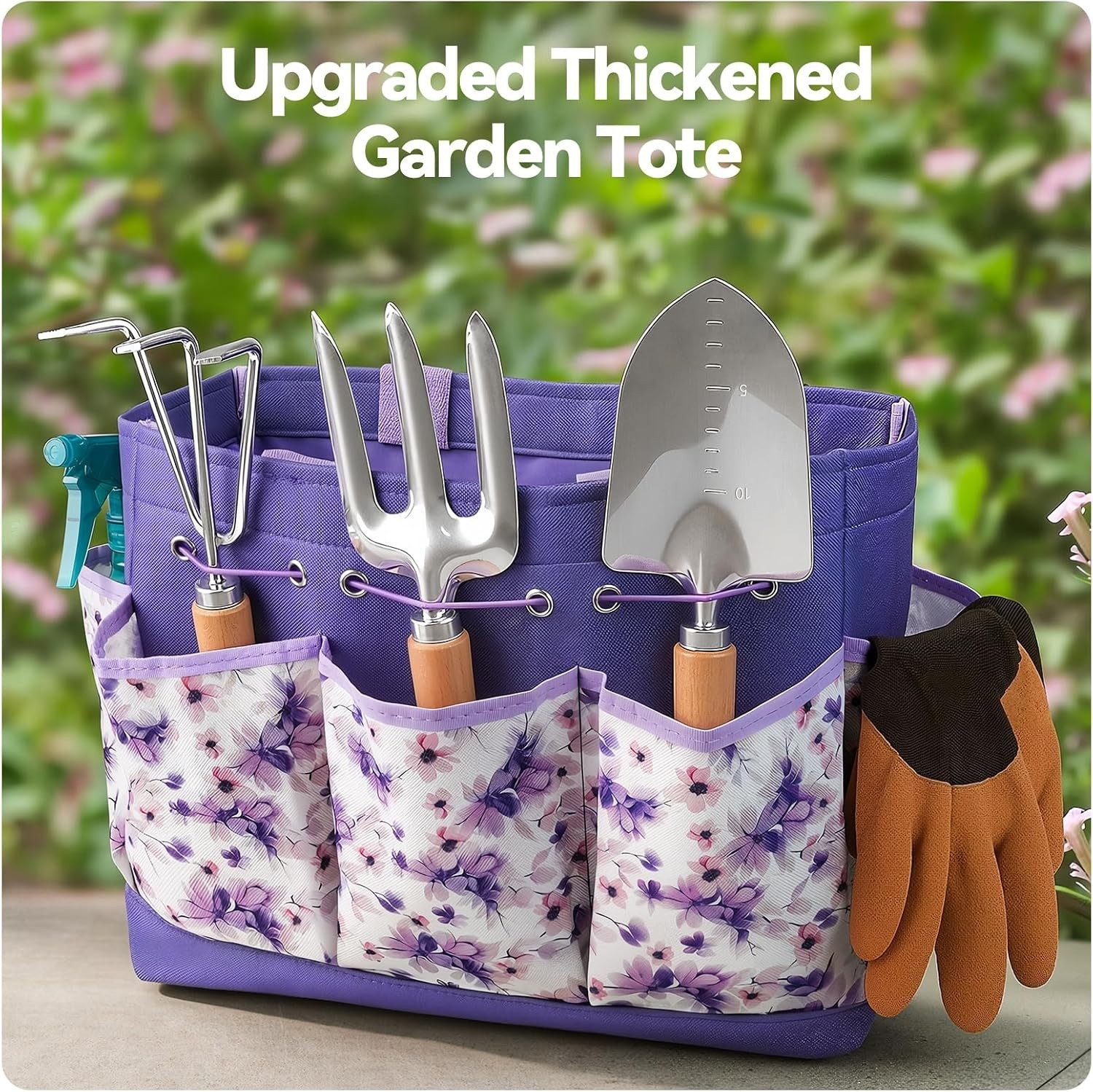 9-Piece Gardening Tools Set with Organizer Bag