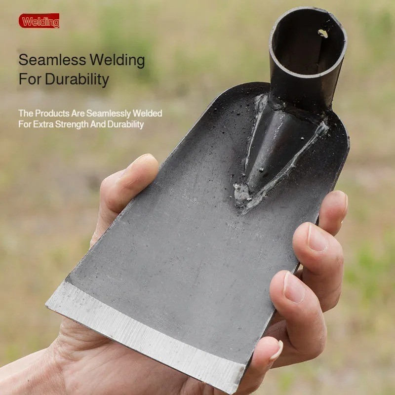 Forged Steel Garden Hoe Heavy-Duty Weeding Digging Tool for Farming & Plantiing