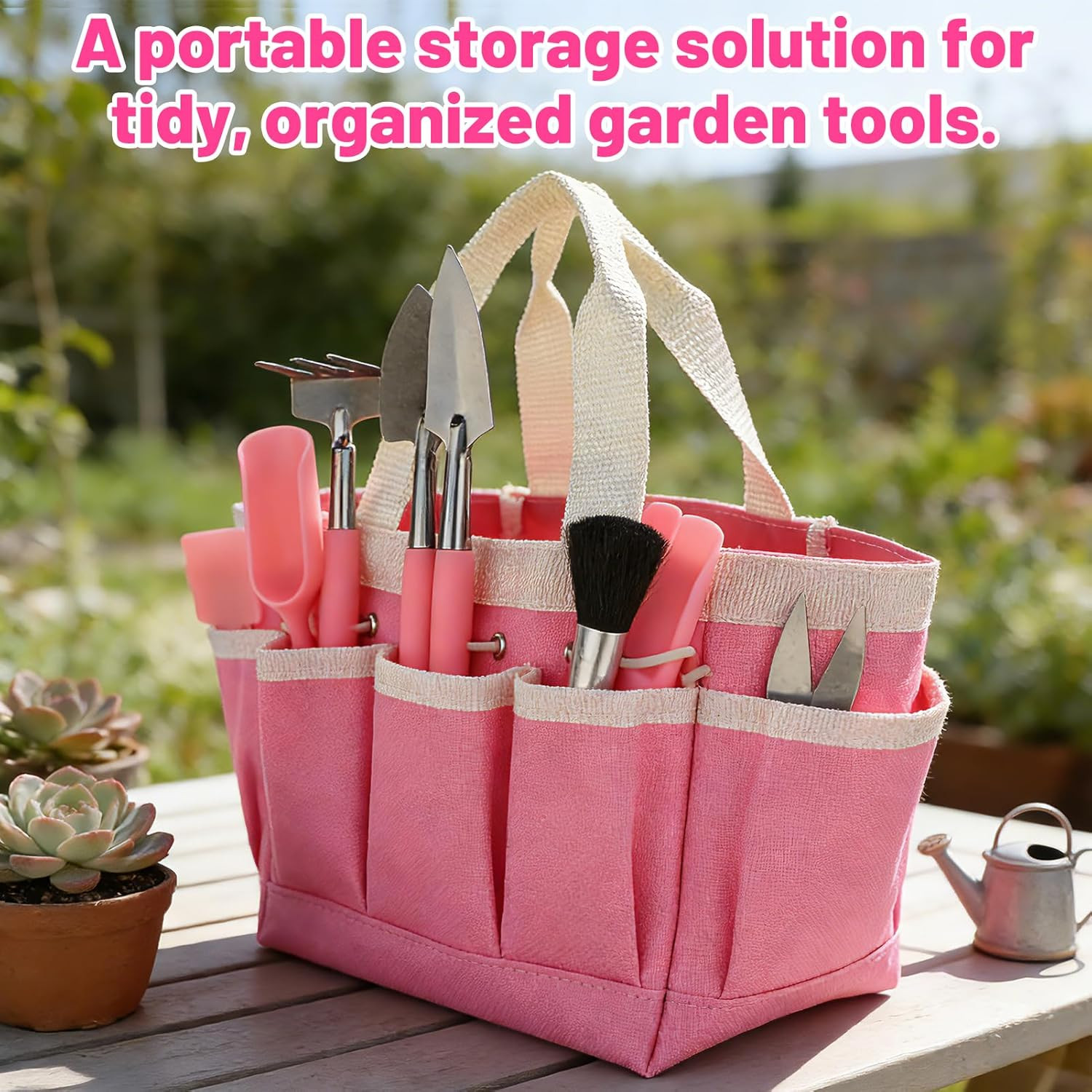 44Pcs Small Gardening Tools Gifts for Women Beginners – Garden Hand Tools Set fo