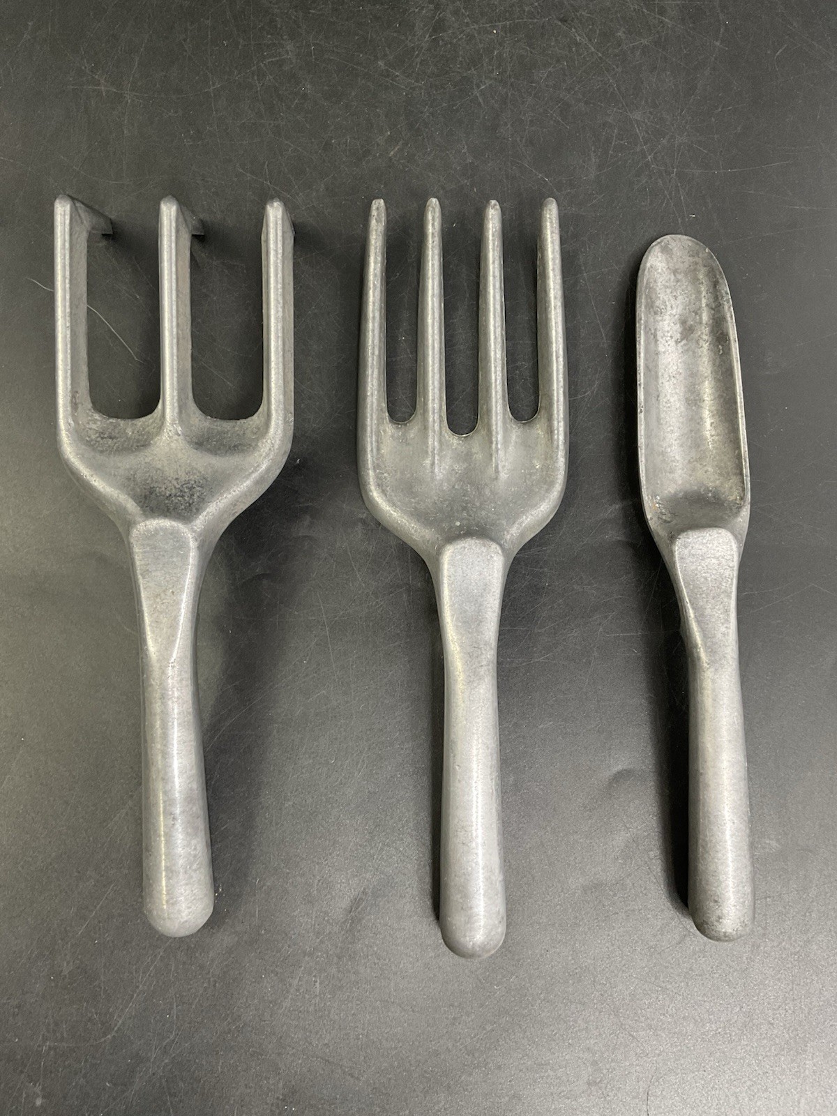 Vintage Allen Simpson AS Aluminum Garden Tools Set of 3 Made in Canada