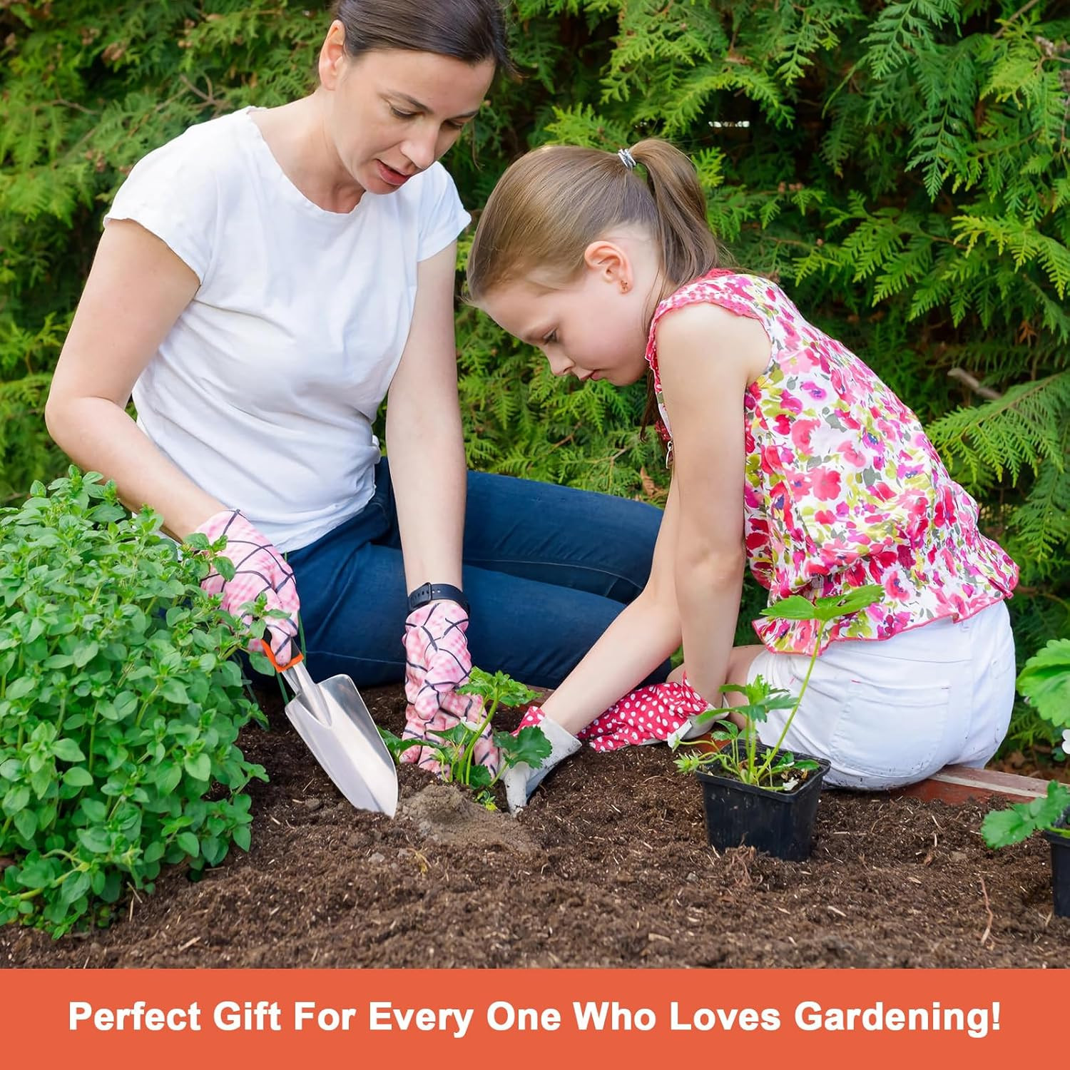Garden Shovel Garden Hand Trowel, Heavy Duty Hand Shovel with Ergonomic Handle,