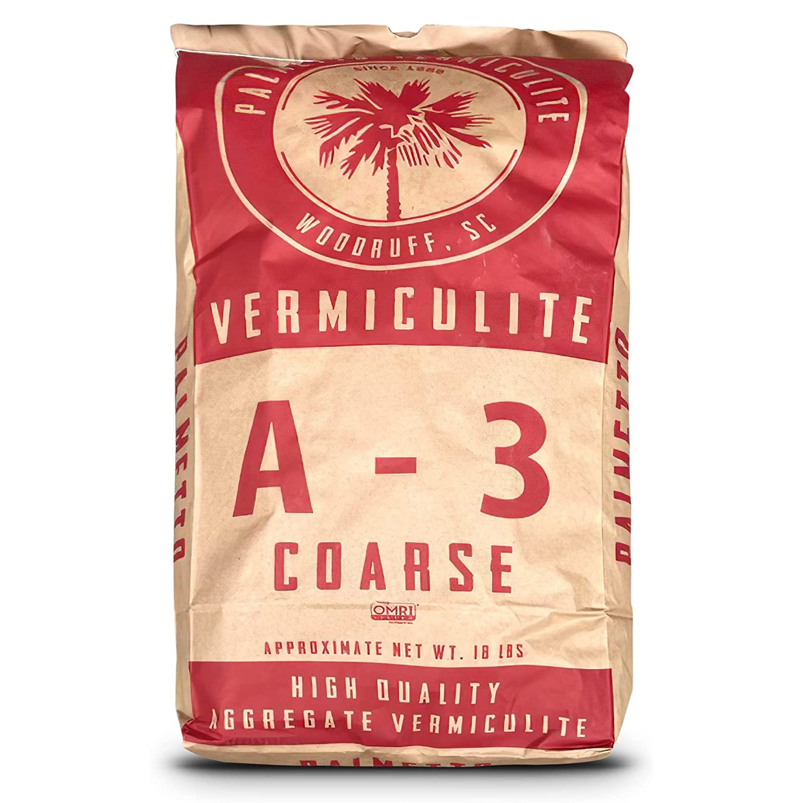 Palmetto Vermiculite Coarse Grade A-3 Horticultural Soil Additive 4 Cu Ft Bag –