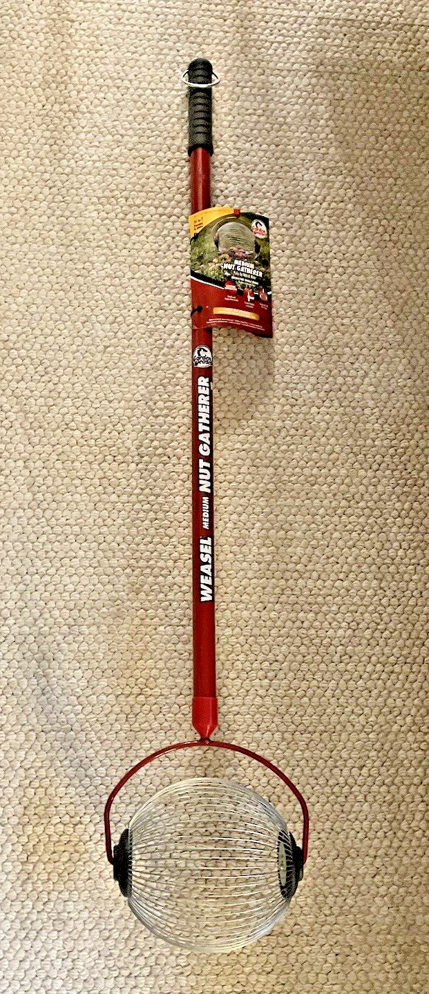 NEW Garden Weasel Medium Nut Gatherer 47.5” Long