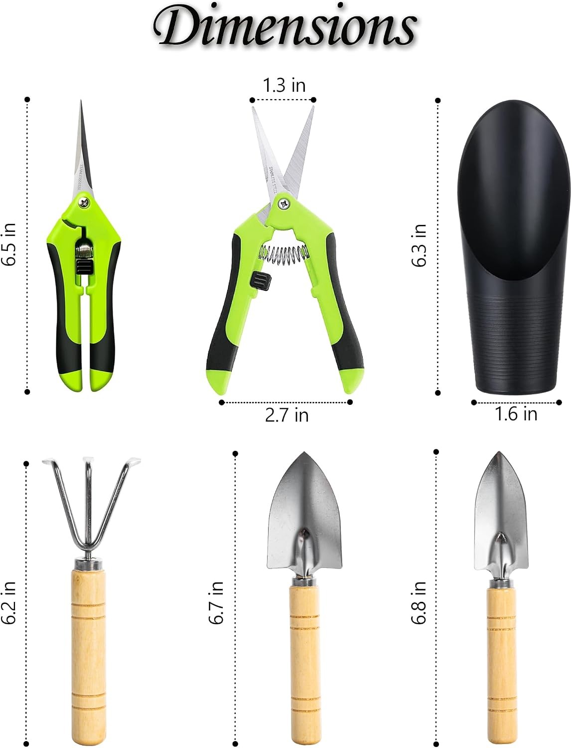 5Pcs Succulent Tools Mini Garden Small Gardening Tools Indoor, Pruning Shear