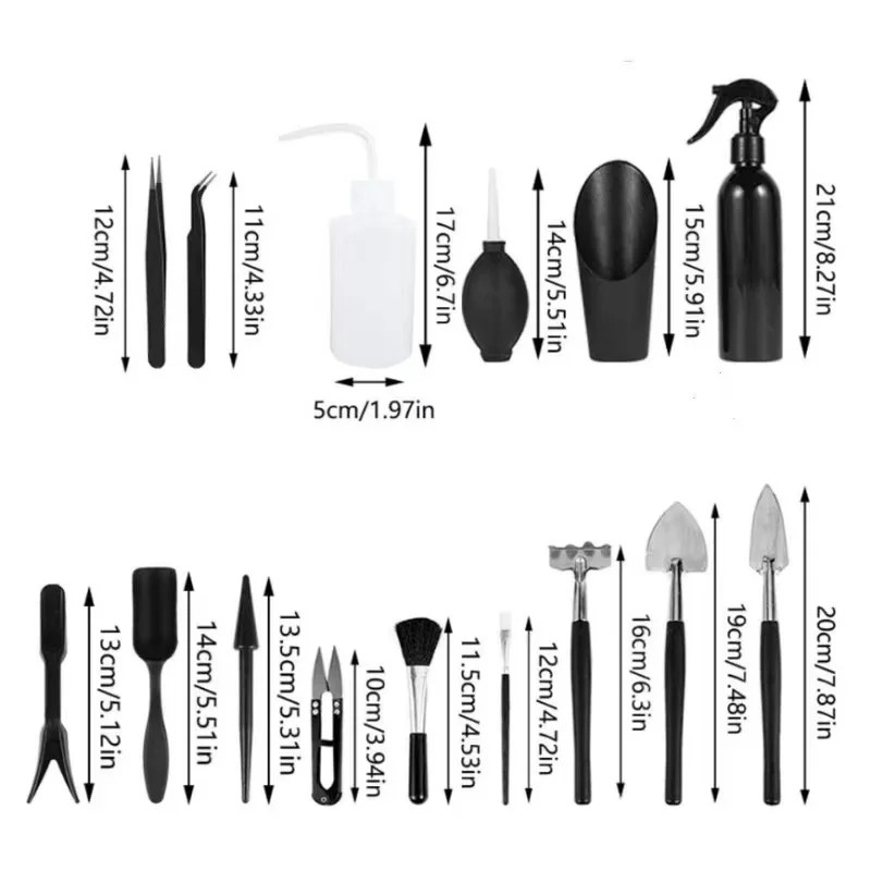 Mini Garden Hand Transplanting Succulent Tools Set Small Miniature Planting Indo