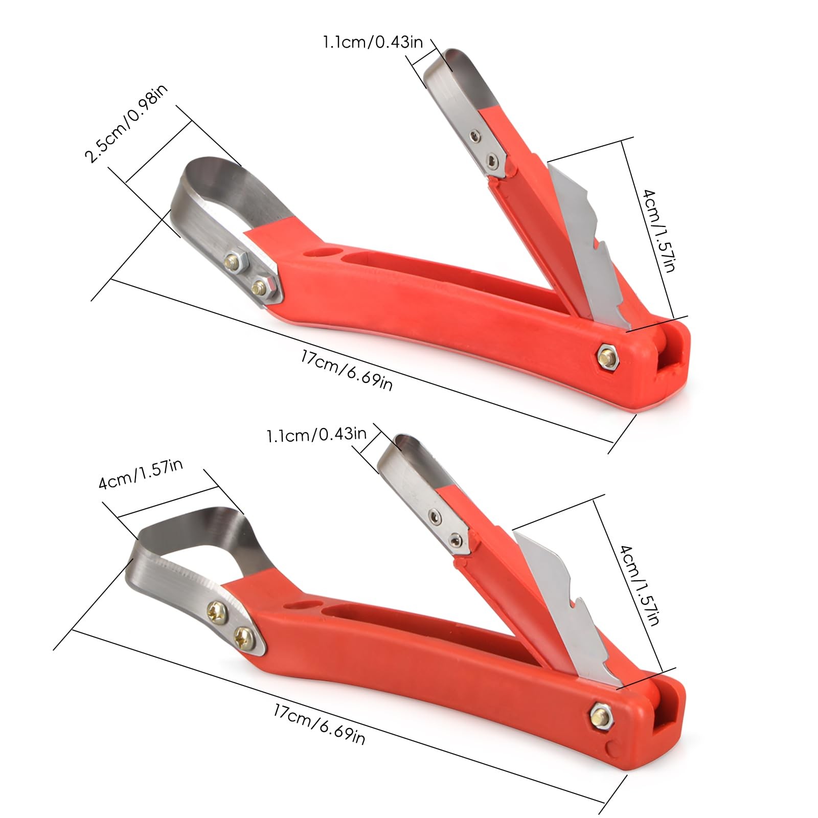 2 Pcs Bark Removal Tool Bark Peeler – Bark Scraping Tool for Patio Lawn Yard …