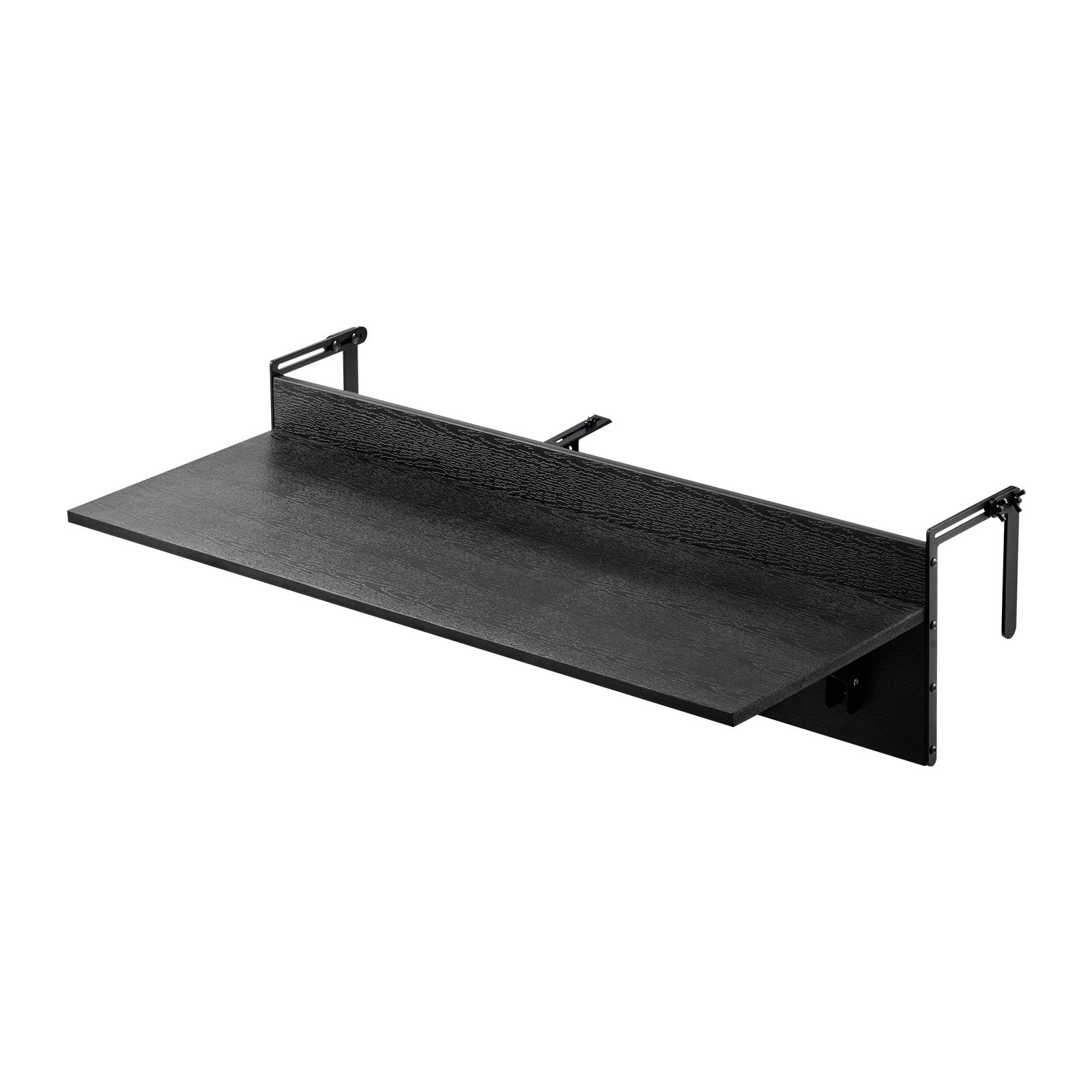 Balcony Hanging Table,12 x 48 in Folding Balcony Railing Table,Outdoor Balcony B