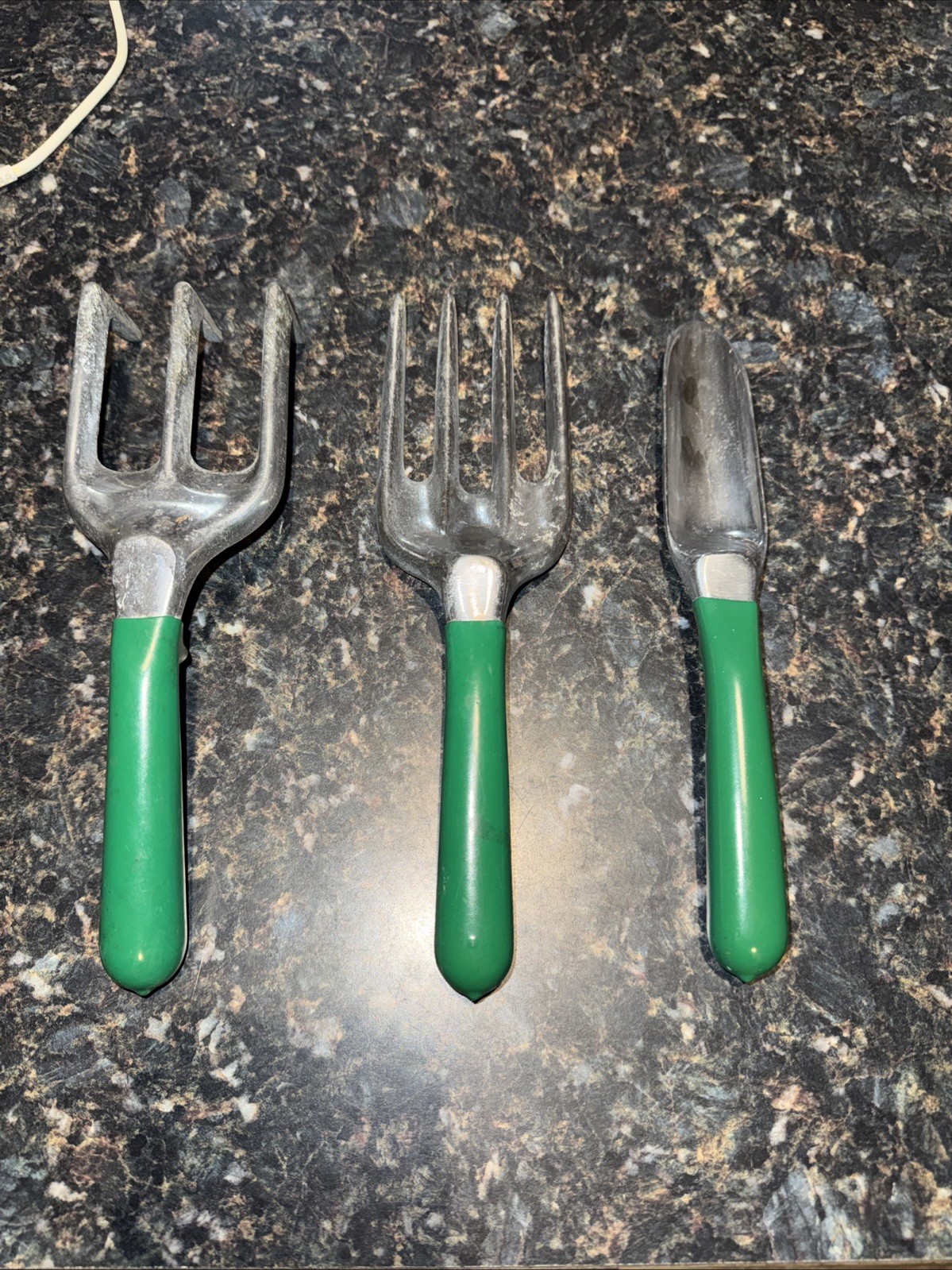 Vintage Set Of 3 pcs. Allen Simpson AS Aluminum Garden Hand Tools Made in Canada