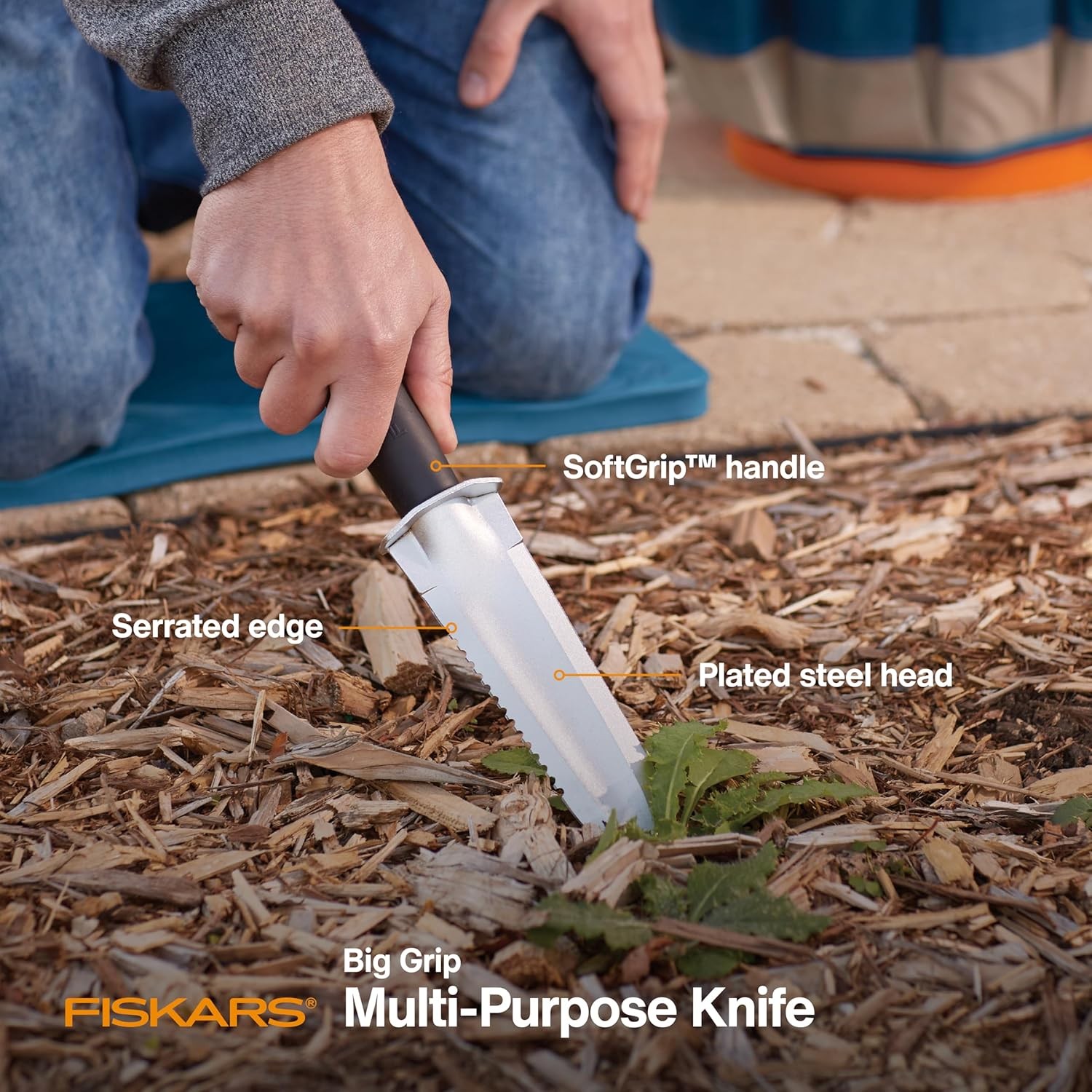 Steel Garden Knife Multi-Purpose Weed Puller Gardening Tool for Planting