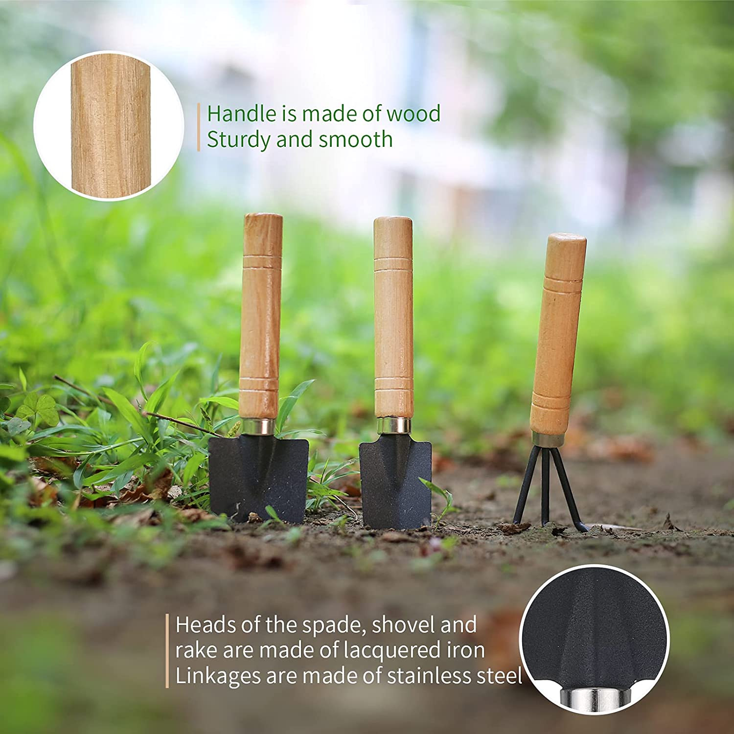 11Pcs Succulent Tools, Mini Garden Tools, Plant Repotting Set(No Flowerpot) |…