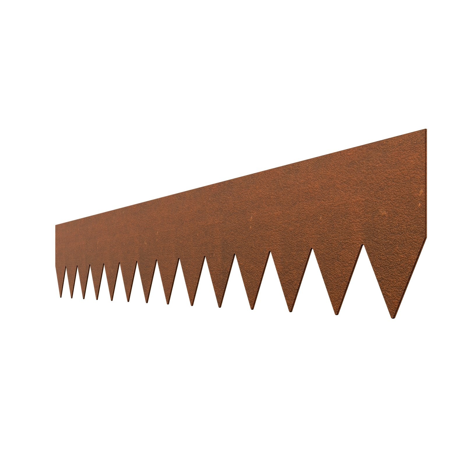 Steel Landscape Edging, 6 Packs 40 x 6 in Weather-Resistant & Pre-Rust Metal Lan