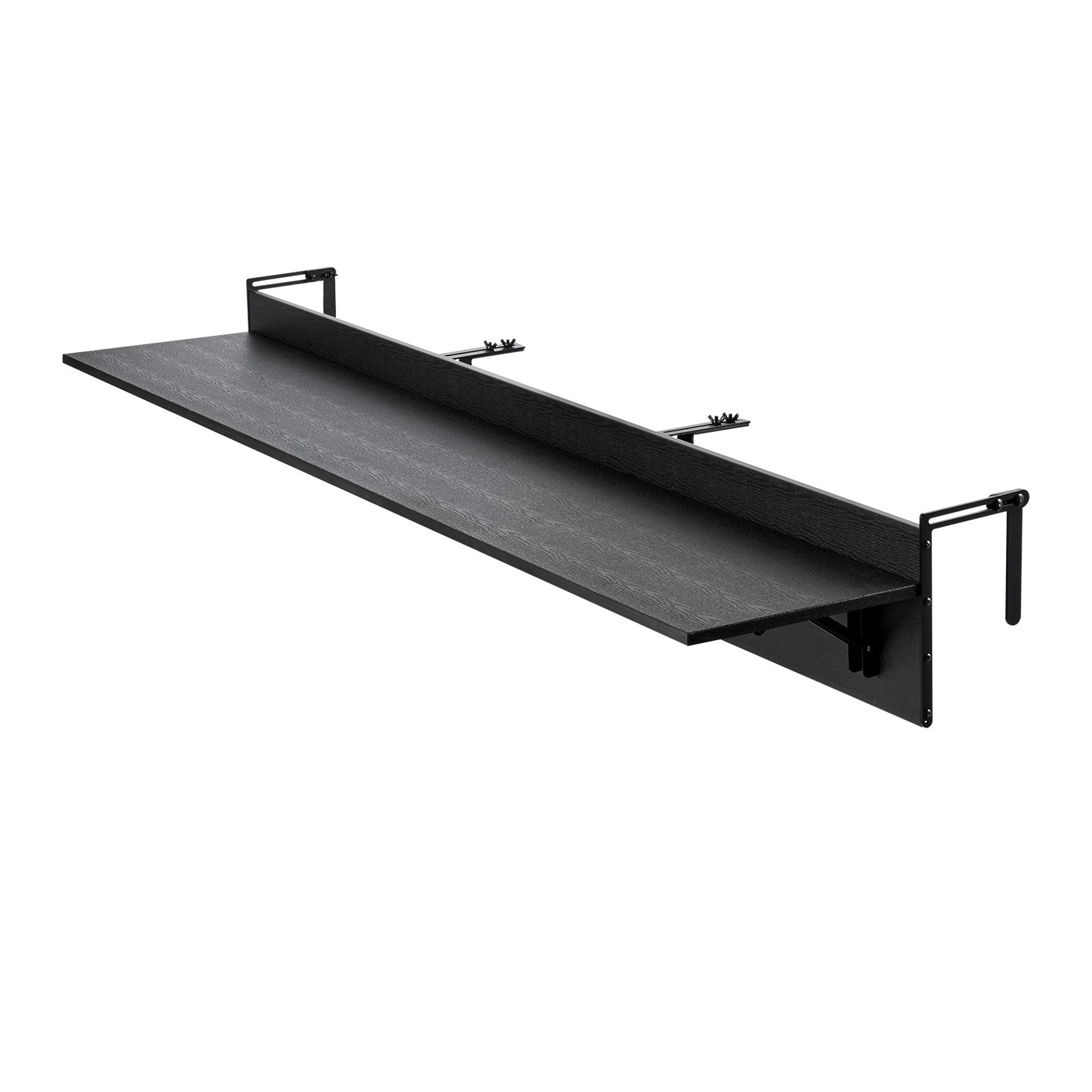 Balcony Hanging Table,12 x 59 in Folding Balcony Railing Table,Outdoor Balcony B
