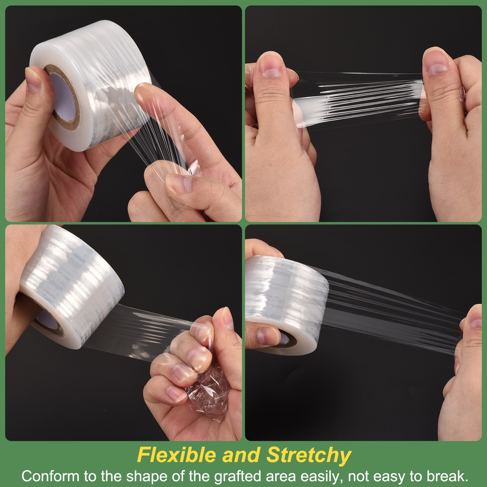 Fruit Tree Grafting Tape 3CM x 200M PE Grafting Film for Plant, White