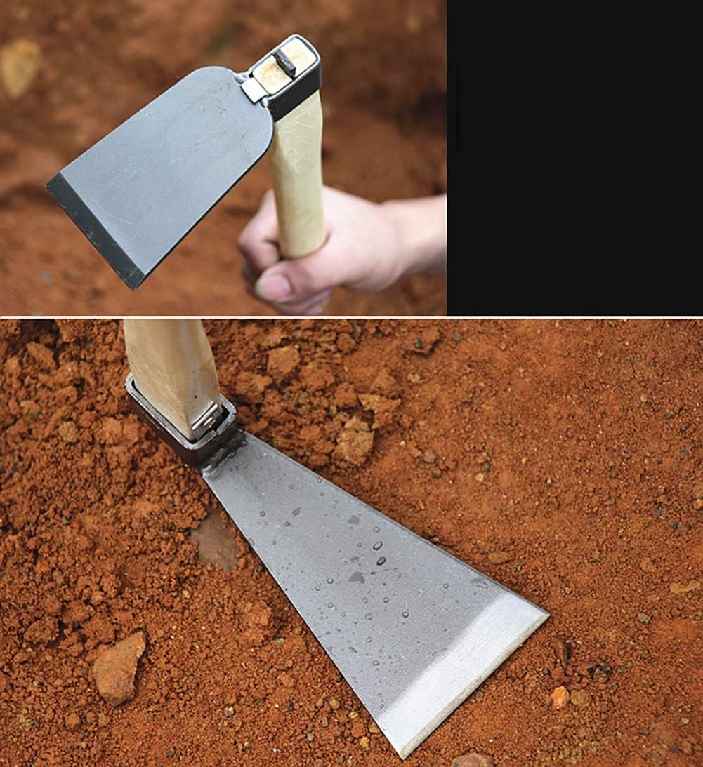 Hoes with Wooden Handle Garden Hoes Hand Held Gardening Tools Outdoor Farming