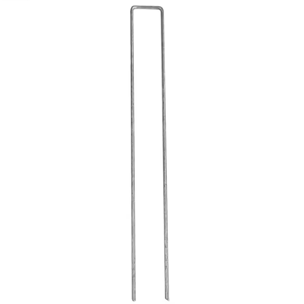 12 In. Heavy-Duty Steel Outdoor Landscaping Garden Staples (25-Set)
