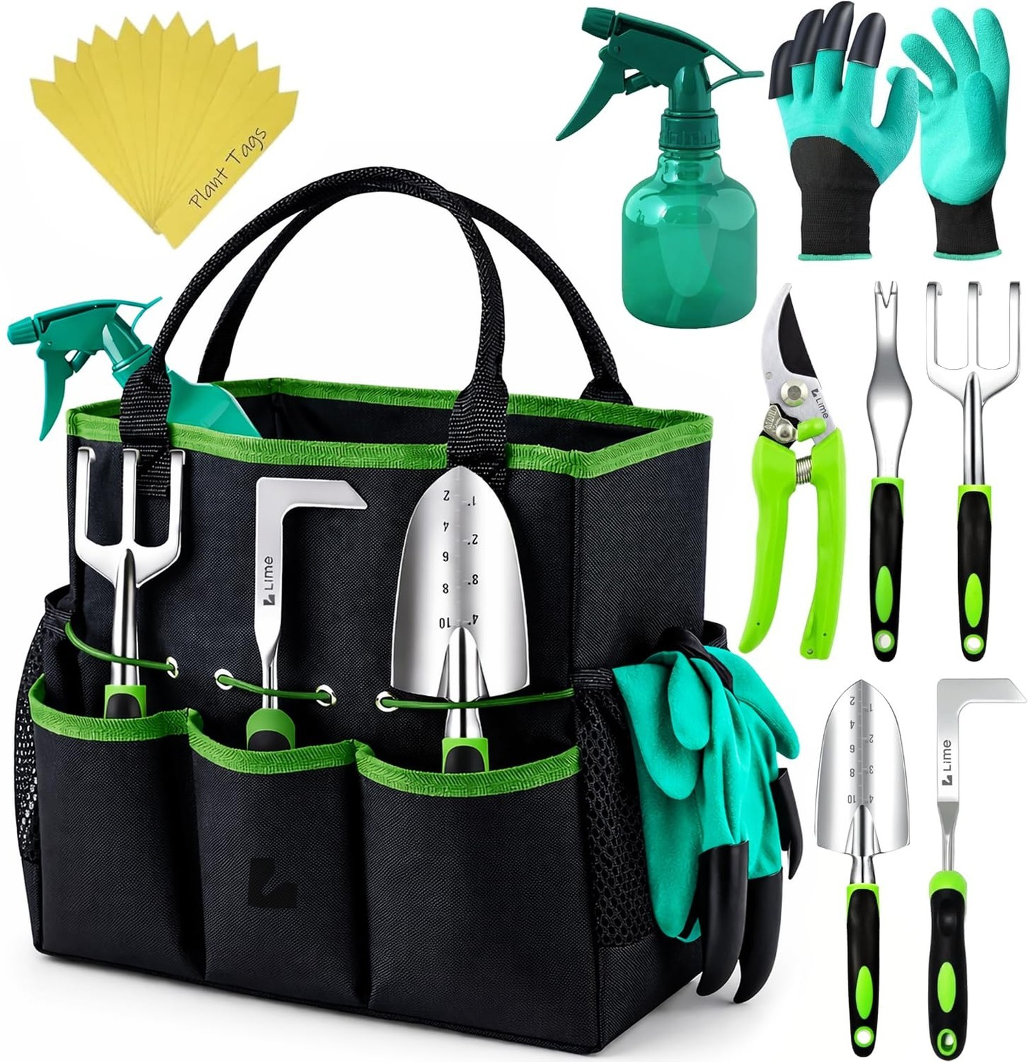 Heavy Duty Gardening Tools – Gardening Gifts for Women, Men, Mom, Dad – Durab…