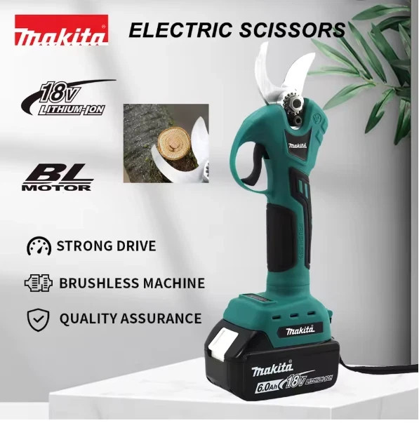 Makita Brushless Electric Pruning Shears Garden Tool Cordless Electric Garden