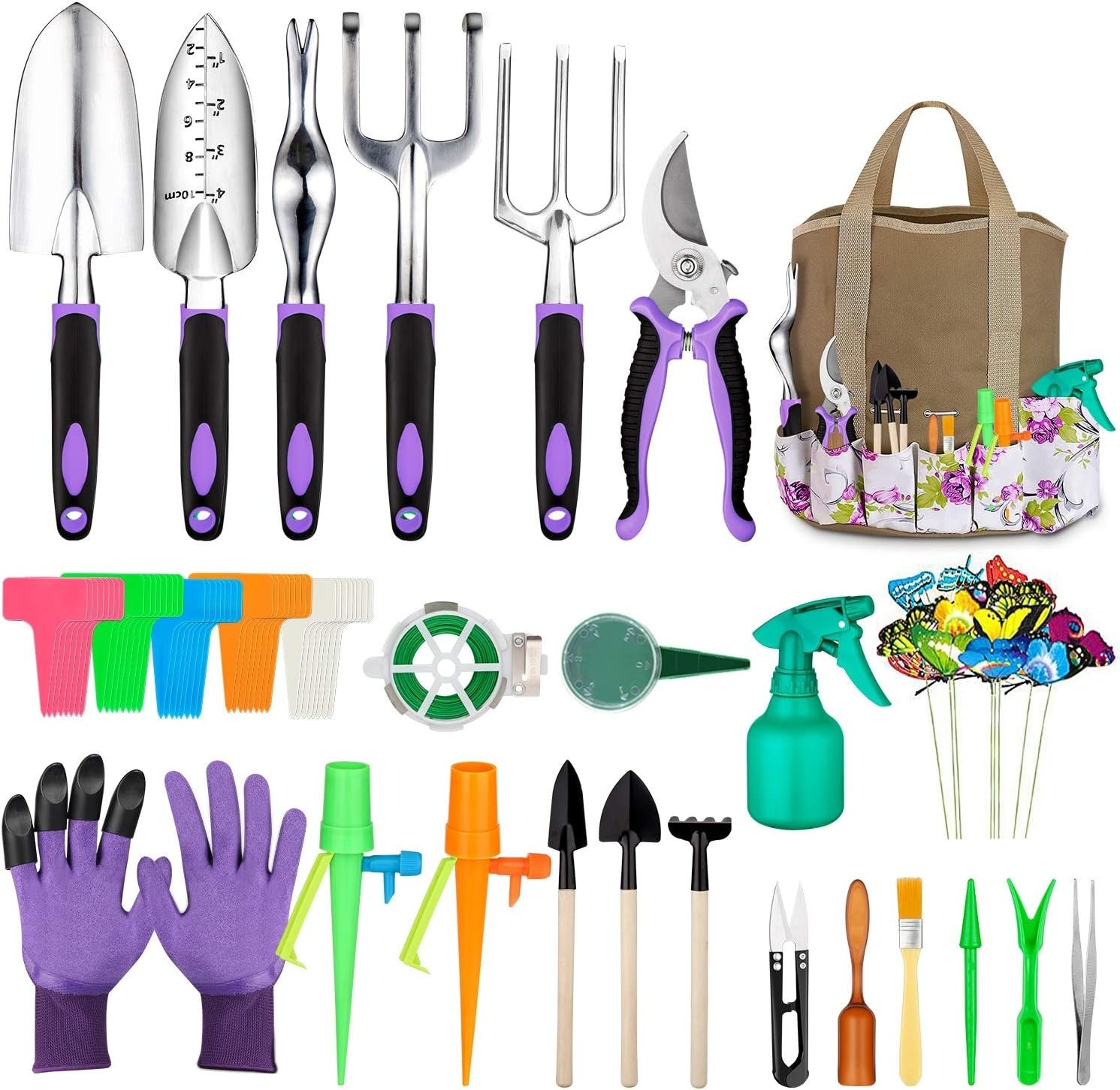 83-Piece Garden Tool Set with Succulent Tools