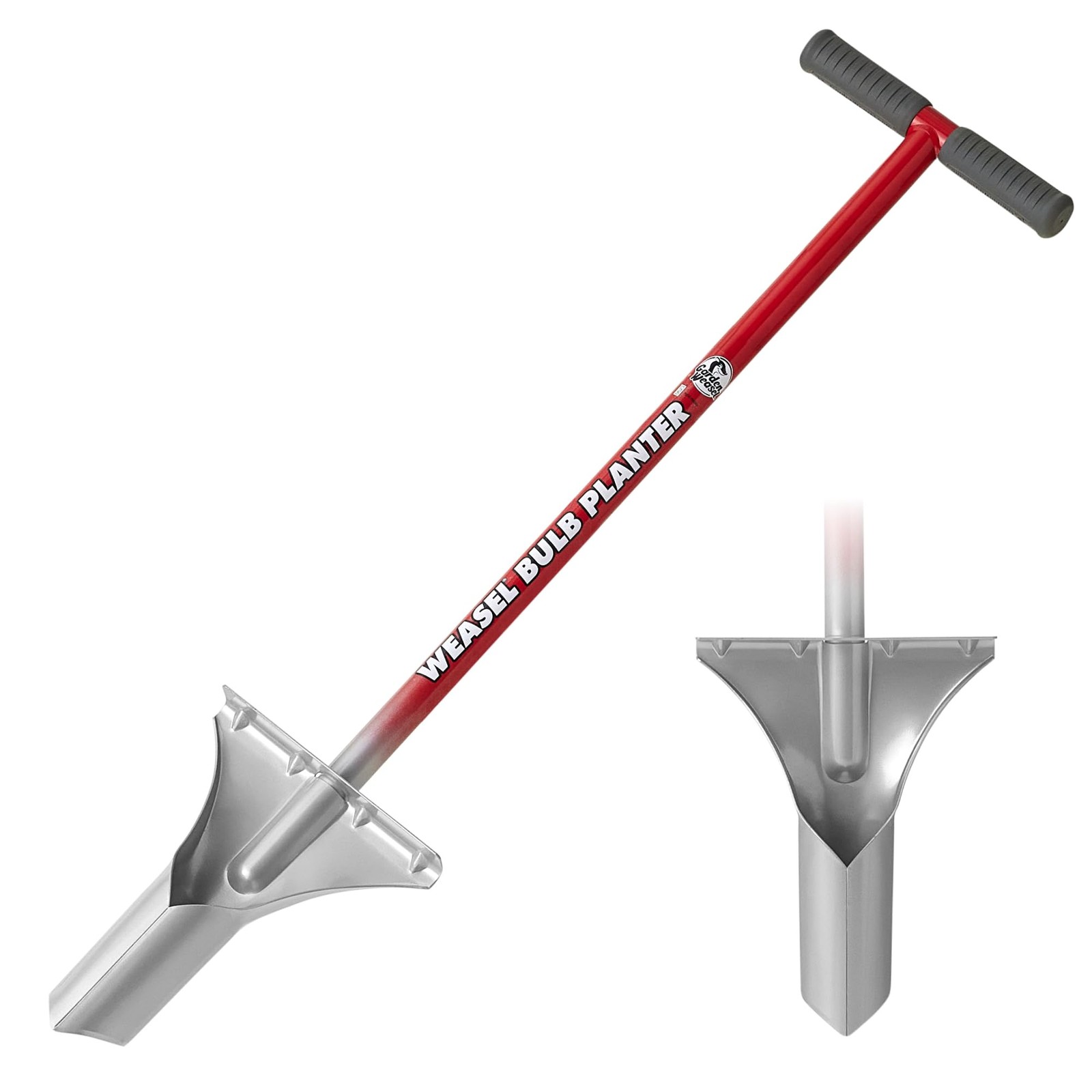 “Bulb Planter with Long Handle for Annuals, Vegetables, and Ground Cover”