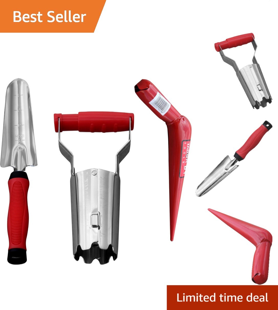 Compact Bulb Planting Garden Tool Set – 3 Essential Tools for Flower Lovers