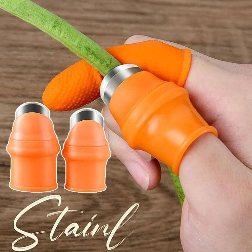 Fruit and Vegetable Picking Potted Plants Trim Silicone Thumb Knife Set, Pick…