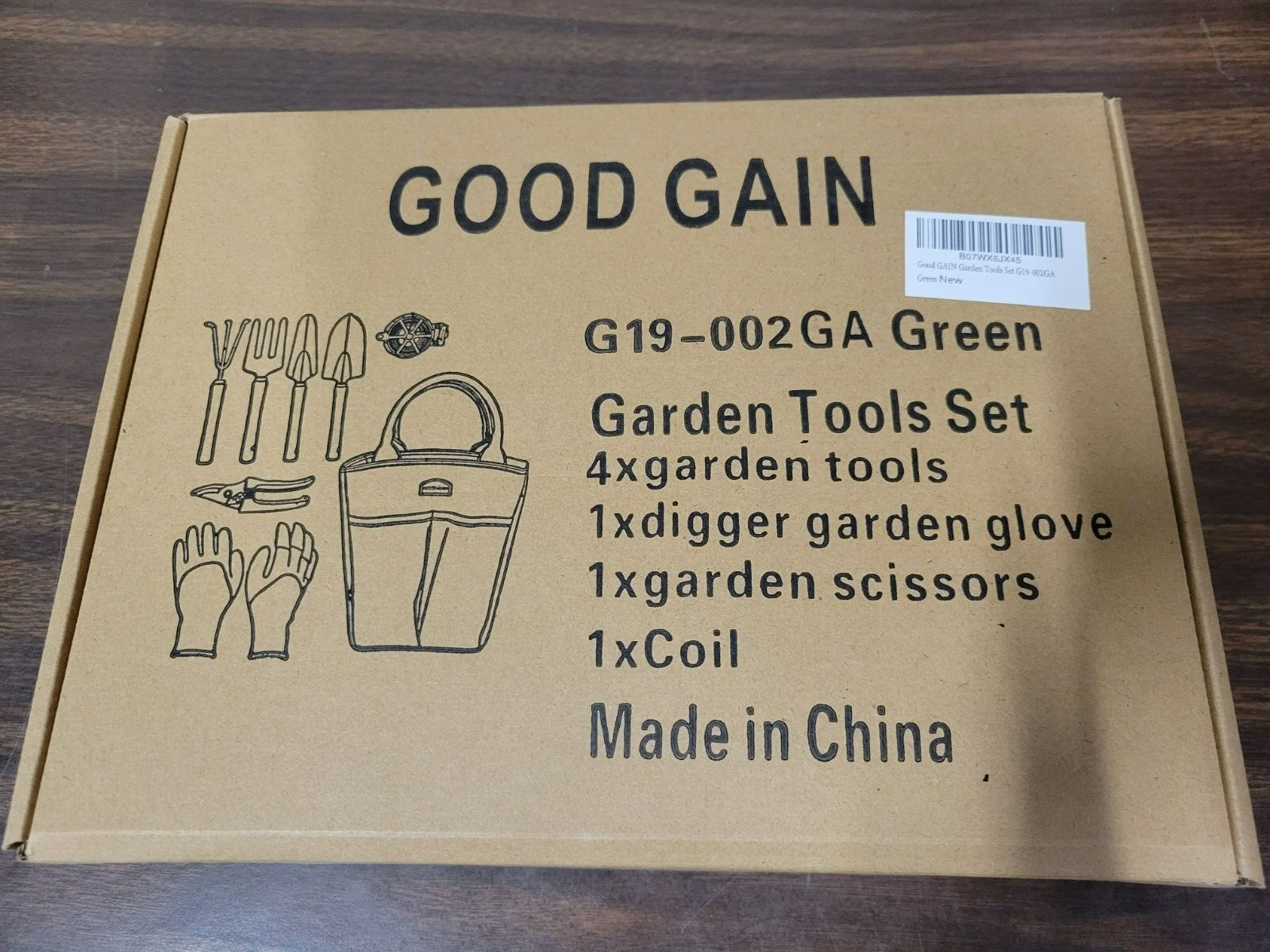 Good GAIN Garden Tools Set G19-002GA Green -7 Piece