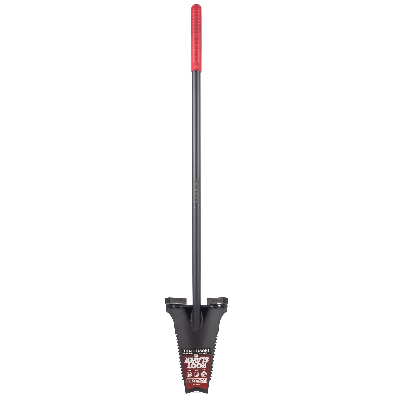 Root Slayer RS241 Heavy Duty All Steel Long Handle Garden Shovel for Digging …