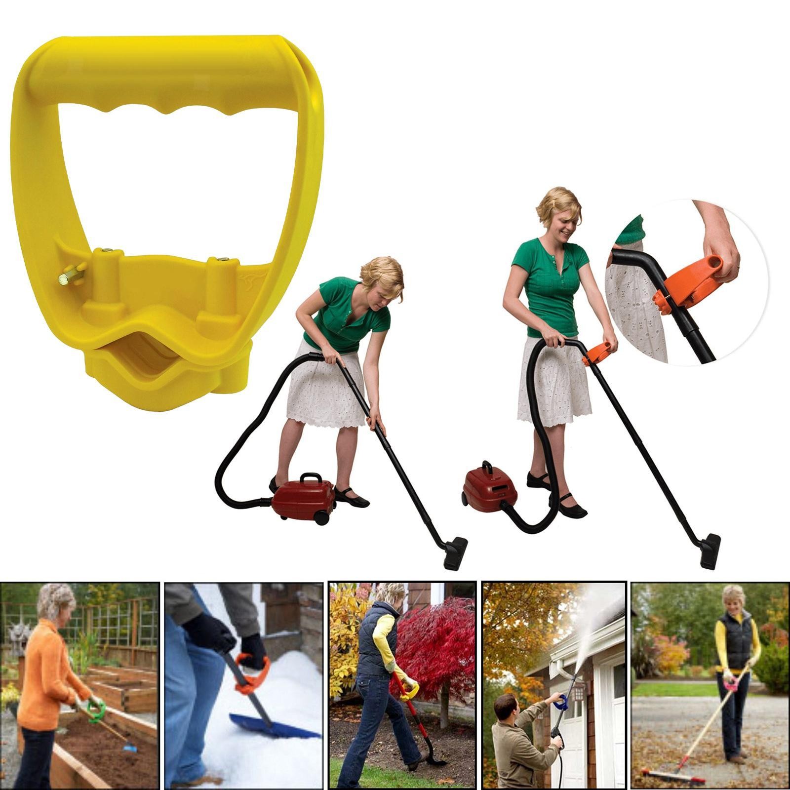 Back Saving Tool Handle Attachment, Spade Add on Handle, Ergonomic Labor Saving