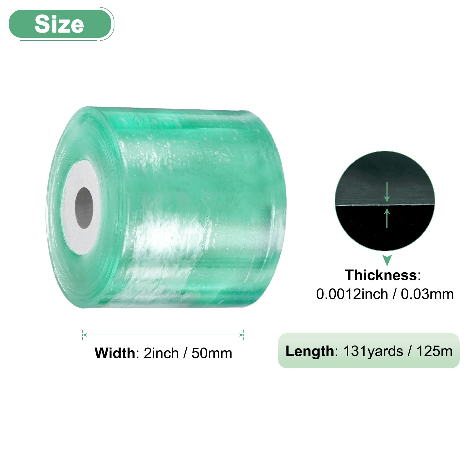 1-Pack Grafting Tape, 131yards x 2″( L x W) Tree Grafting Tape Per Pack