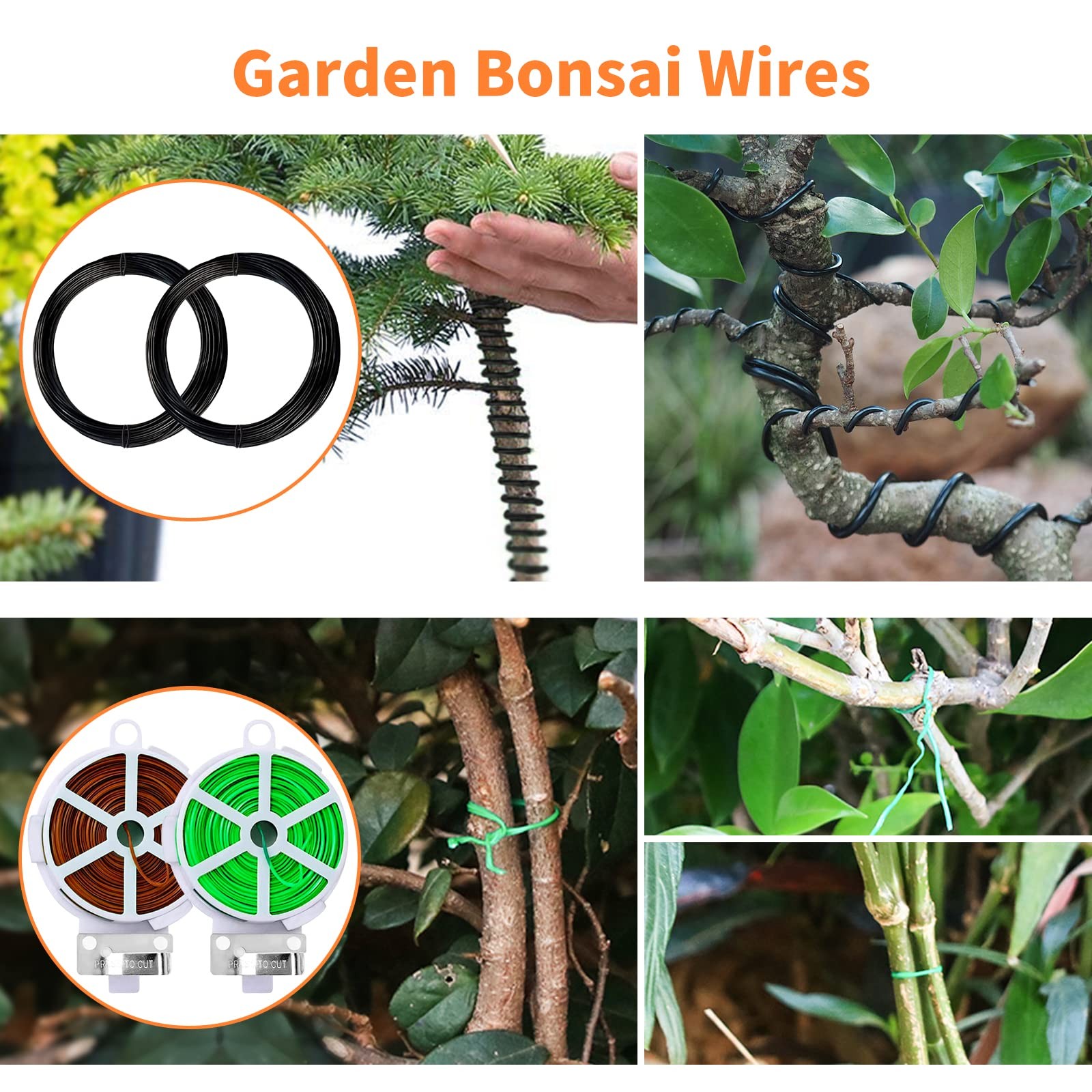 20~Piece Bonsai Tool Kit with Wire, Repotting Mat, Scissors, Shears