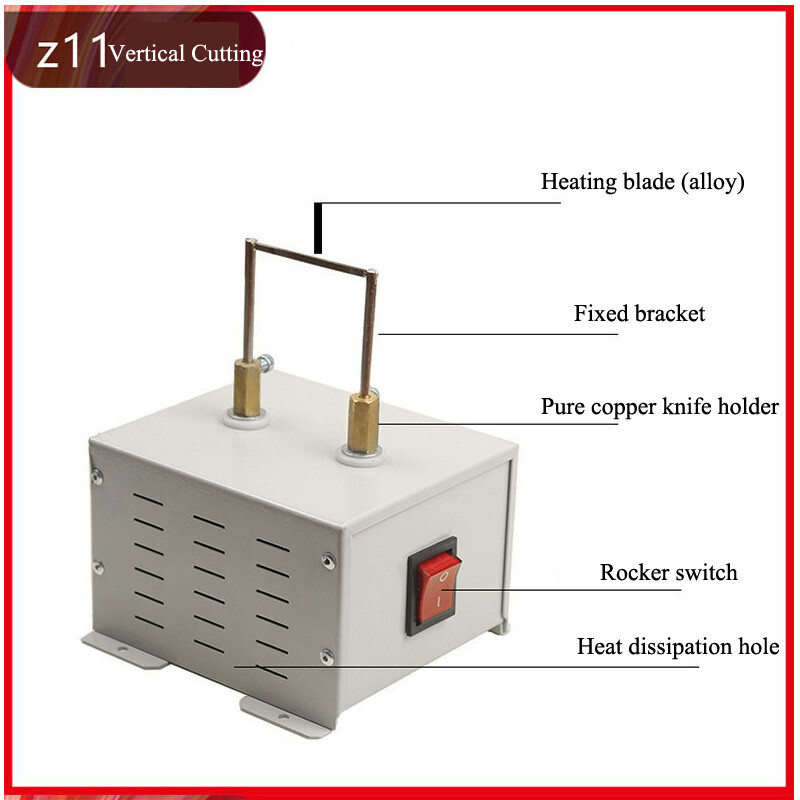 110-220VBench Electric Hot Knife Rope Cutting Machine Elastic Belt Ribbon Cutter