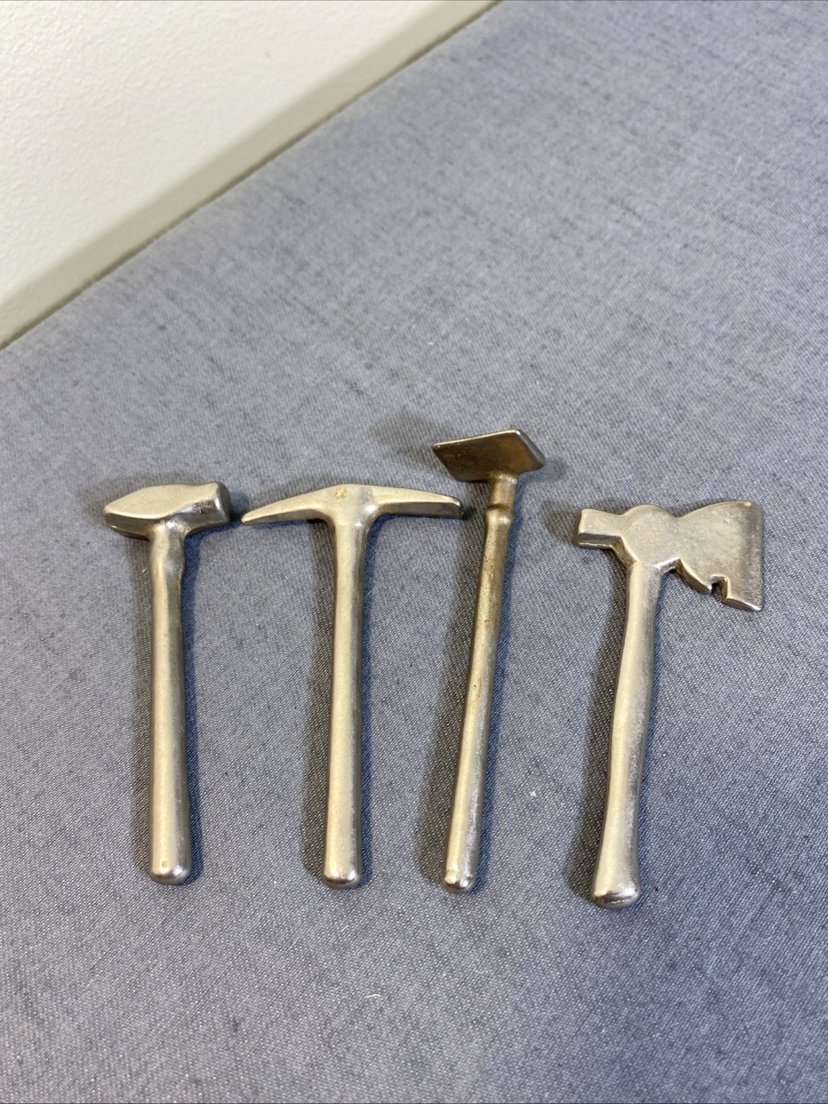 Vintage Miniature Tools Metal 3″ Ax Pick Hoe Maul Fairy Zen Garden Dollhouse
