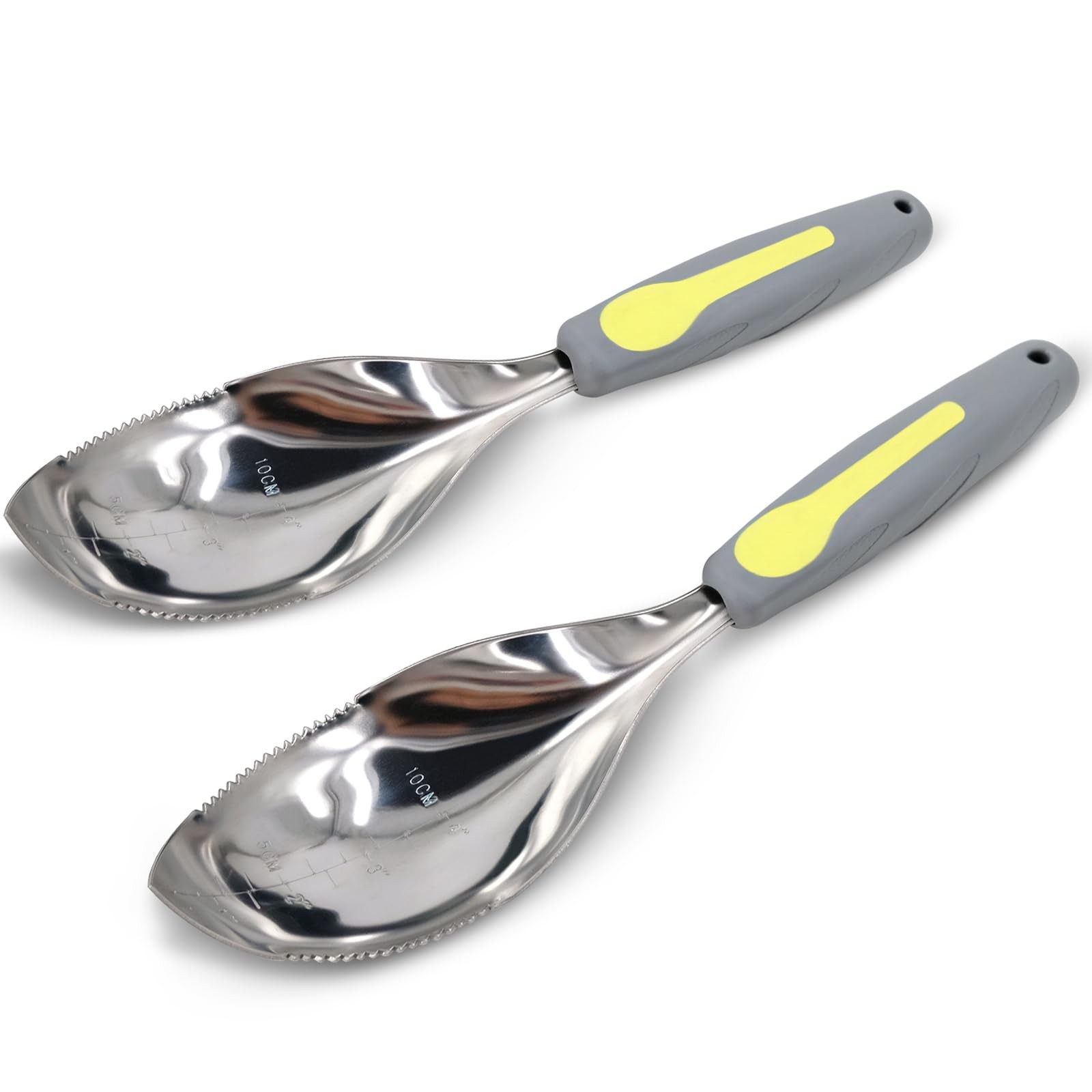 2Pack Garden Trowel, Stainless Steel Hand Shovel with Ergonomic Handle, Multi…