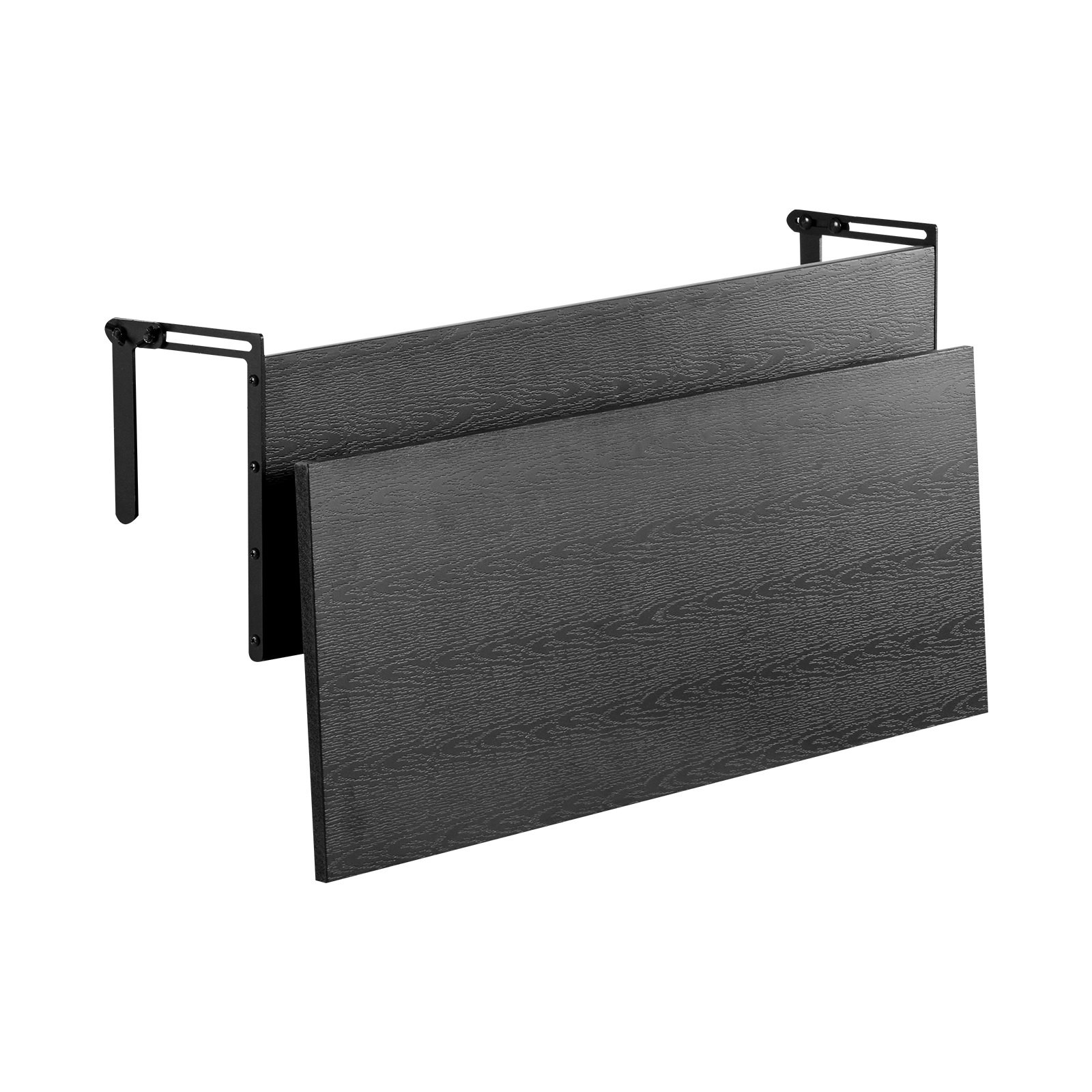 Balcony Hanging Table,12 x 48 in Folding Balcony Railing Table,Outdoor Balcony B