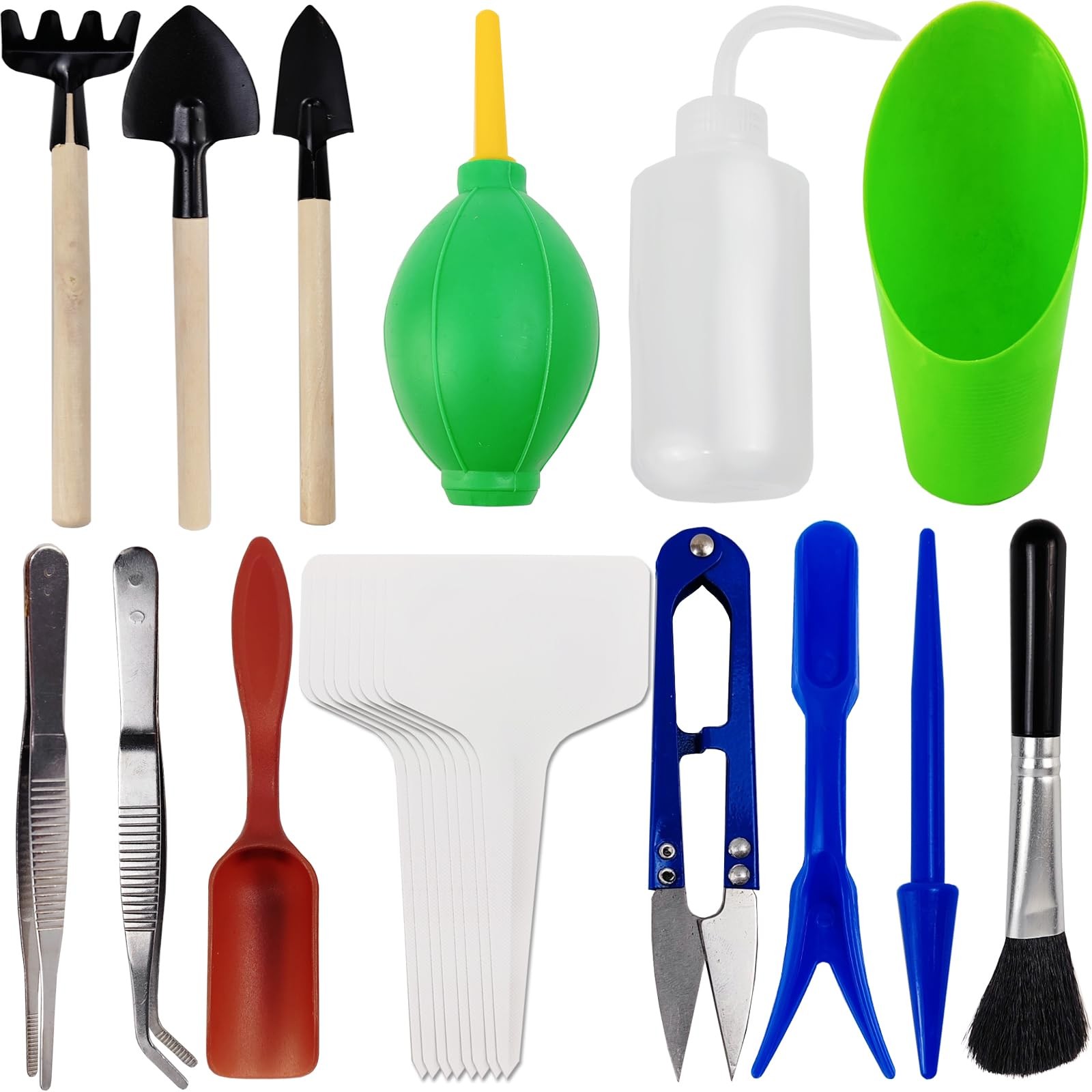 20PCS/Set Succulent Tools Set, Mini Garden Tool Set, Transplanting Tools Set,…