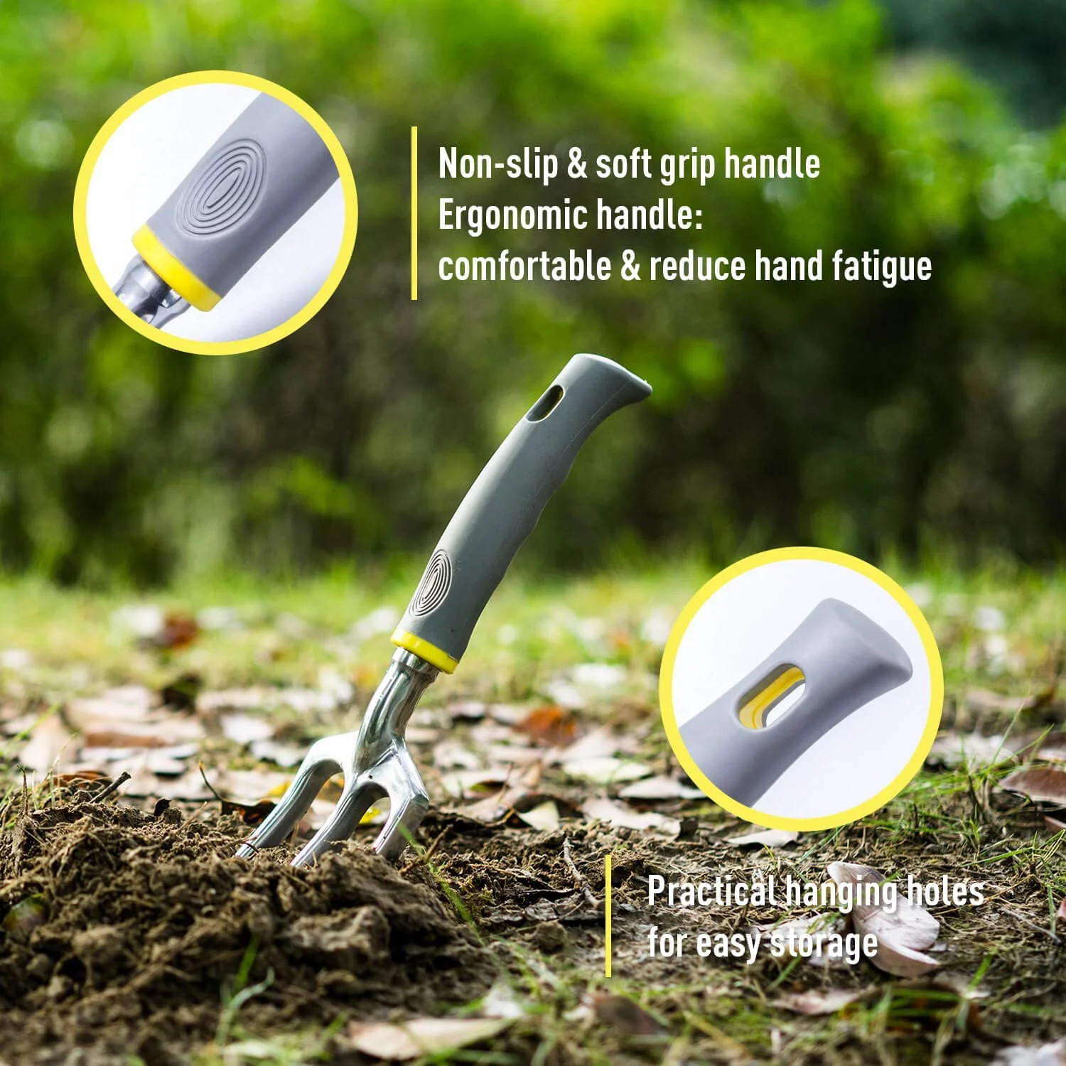 8-Piece Heavy Duty Garden Tool Set for Men and Women Gardening Gifts