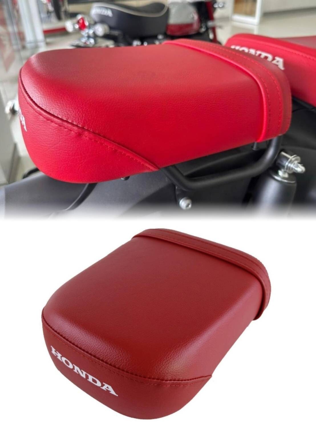 PASSENGER SEAT PAD REAR SEAT RED FOR HONDA C125 SUPER CUB 2018-2024
