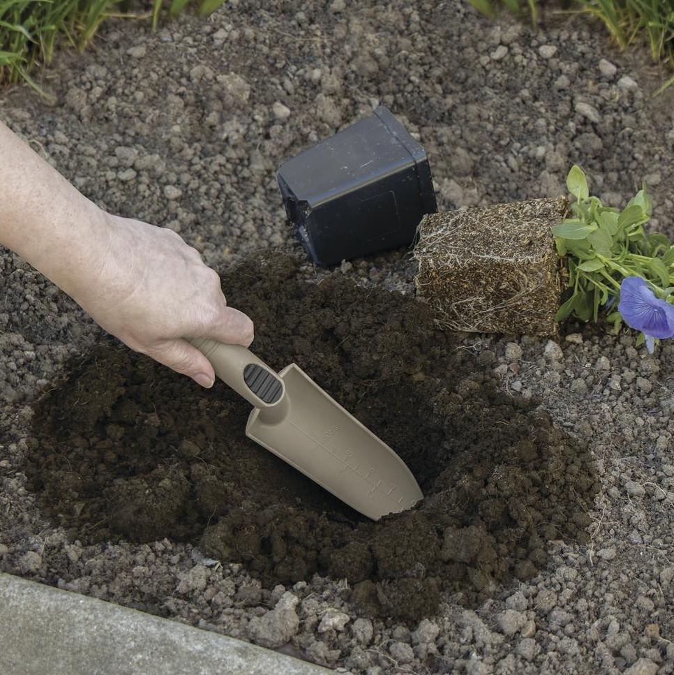 12″ Durable Composite Resin Hand Transplanter Garden Planting Tool Plant Flowers