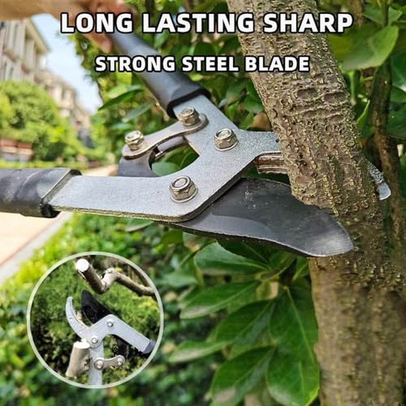 3 Piece Lopper Hedge Shears Pruners Set Heavy Duty Garden Tool Kit Branch Cutter