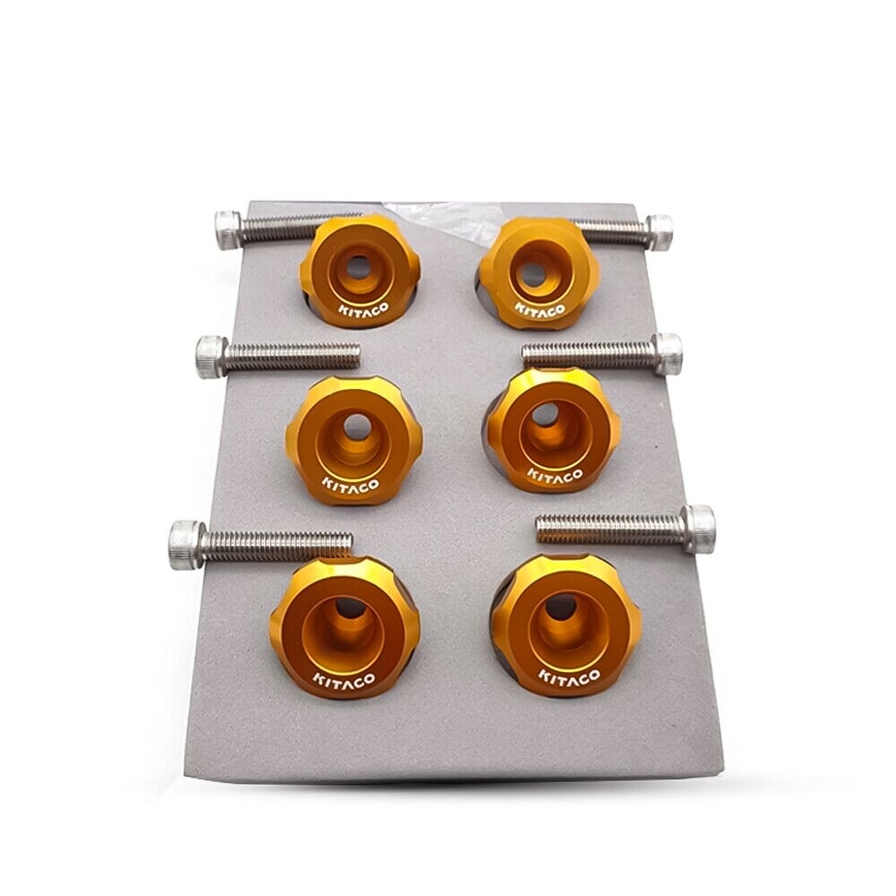 FIT HONDA MONKEY125 CT125 TRAIL KITACO ORANGE HEADLIGHT BOLT WASHER CAP