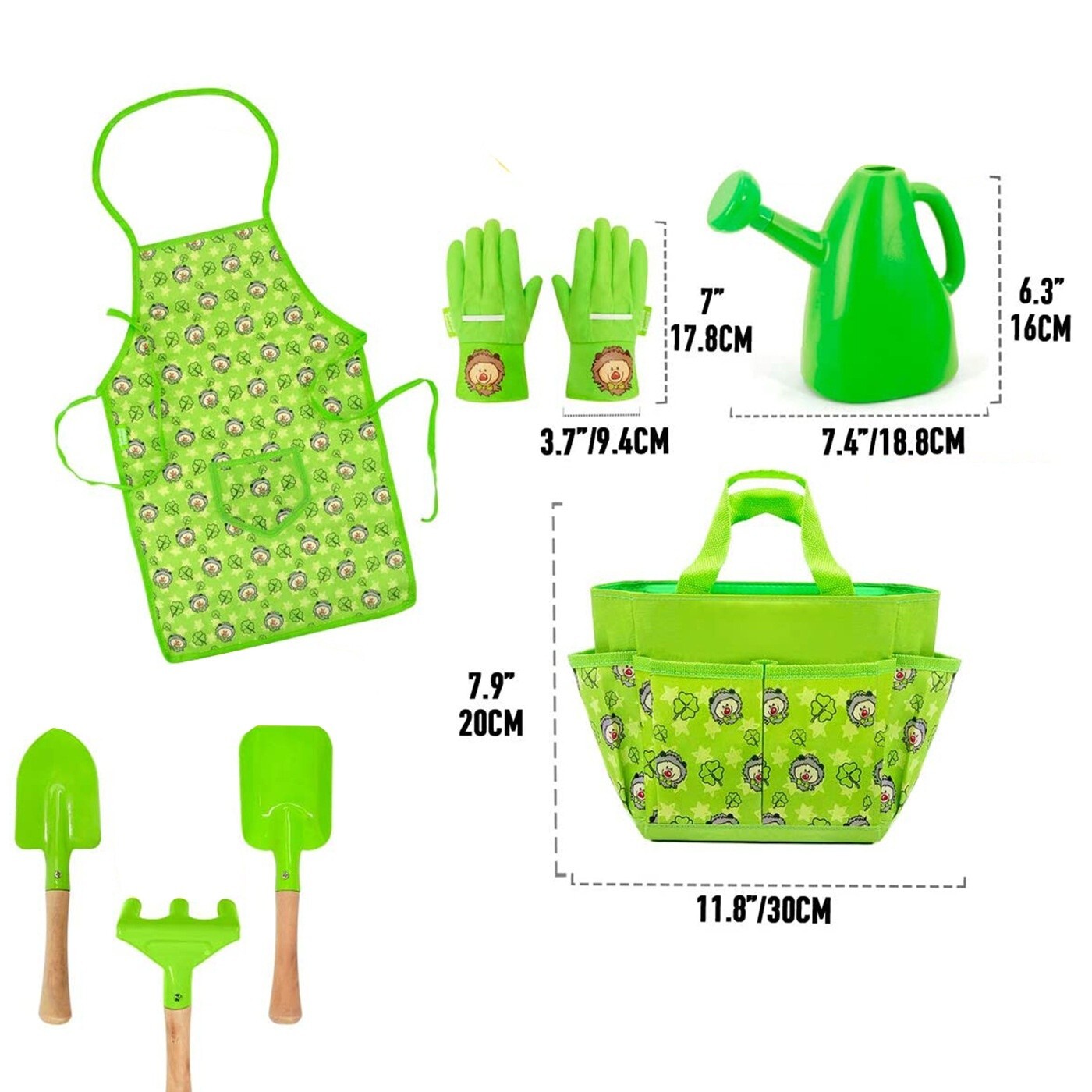 Children’s Garden Tool Set – 7-piece Garden Tools Set