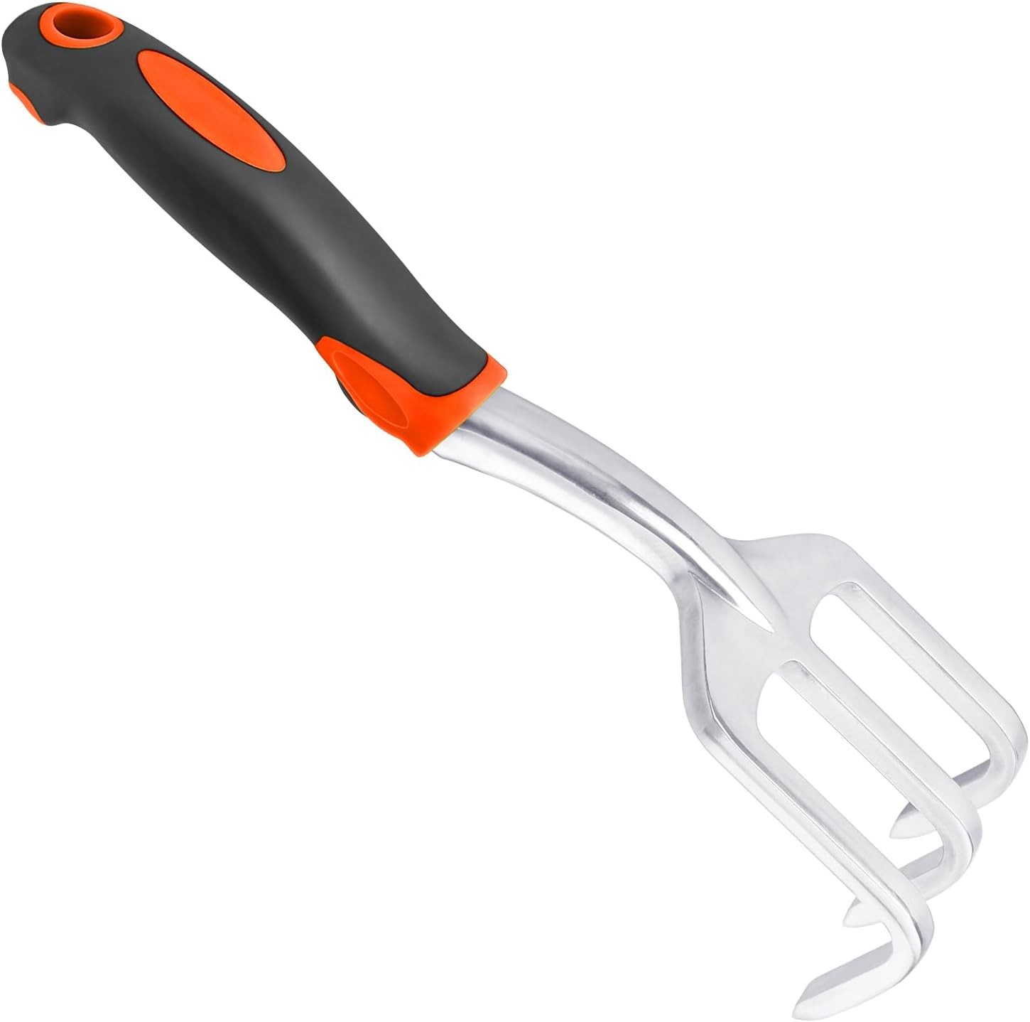 Hand Rake Garden Tool, Heavy Duty Hand Cultivators for Gardening, Small Garden C