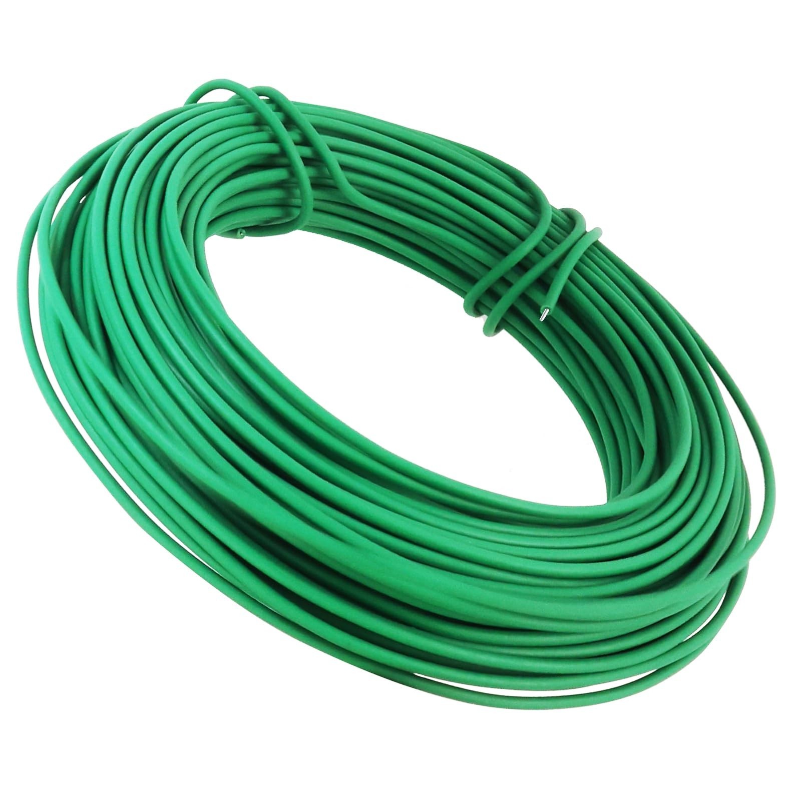 100FT Soft Plant Ties, 2.5mm Heavy Duty Rubber Coated Garden Twist Tie with M…
