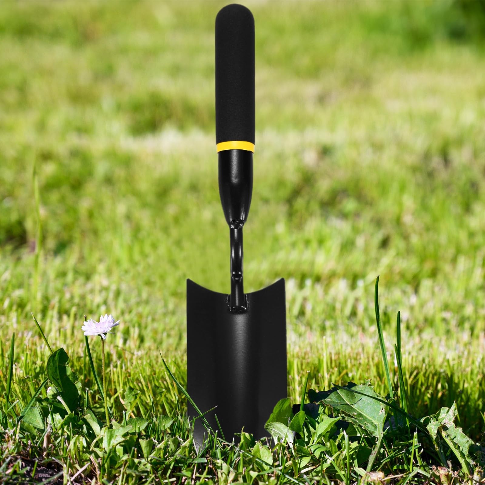 12 Inch Gardening Trowel Manganese Steel Hand Shovel Rubber Handle Digging