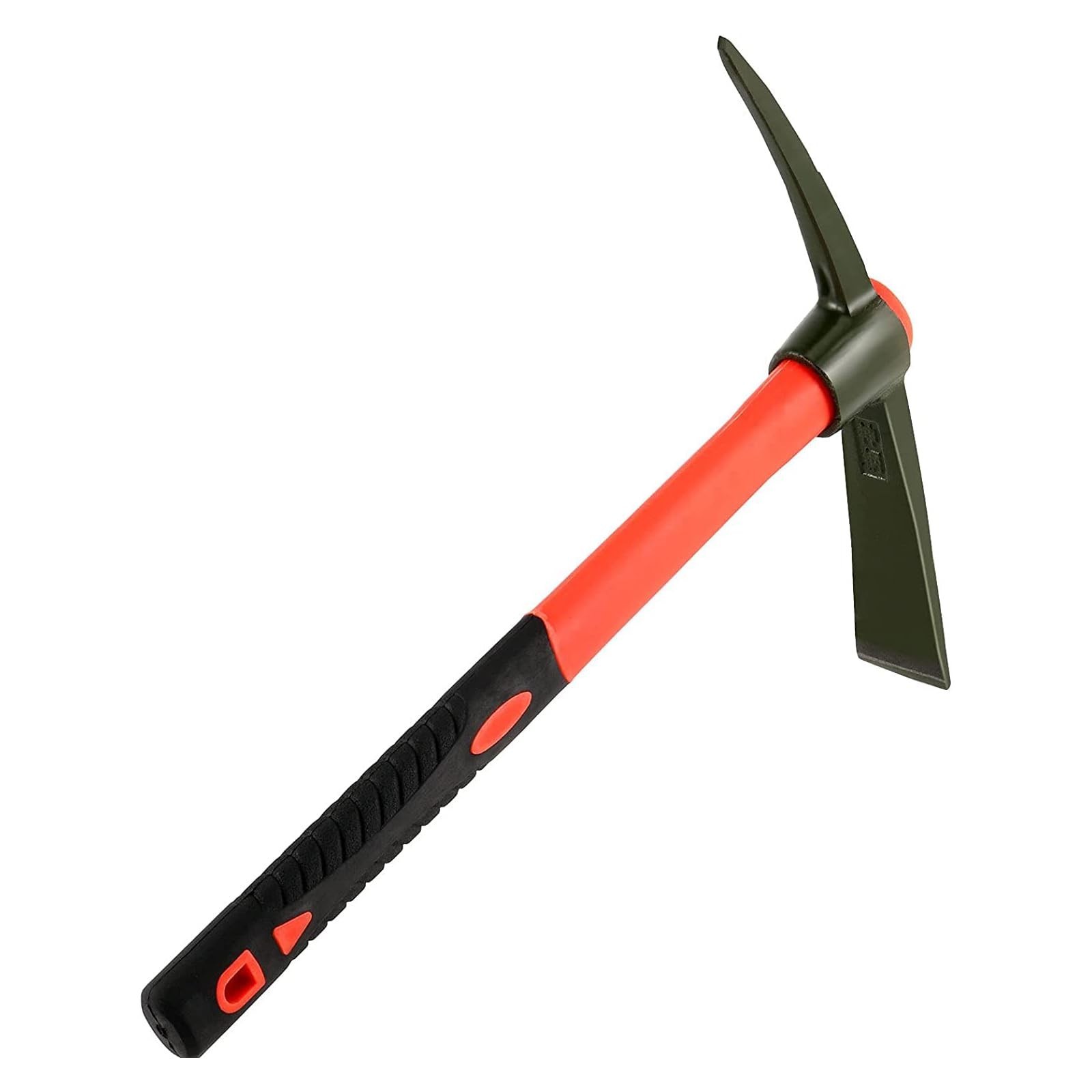 15 Inch Pick Mattock Hoe, Forged Steel Weeding Pick Axe with Fiberglass Long …