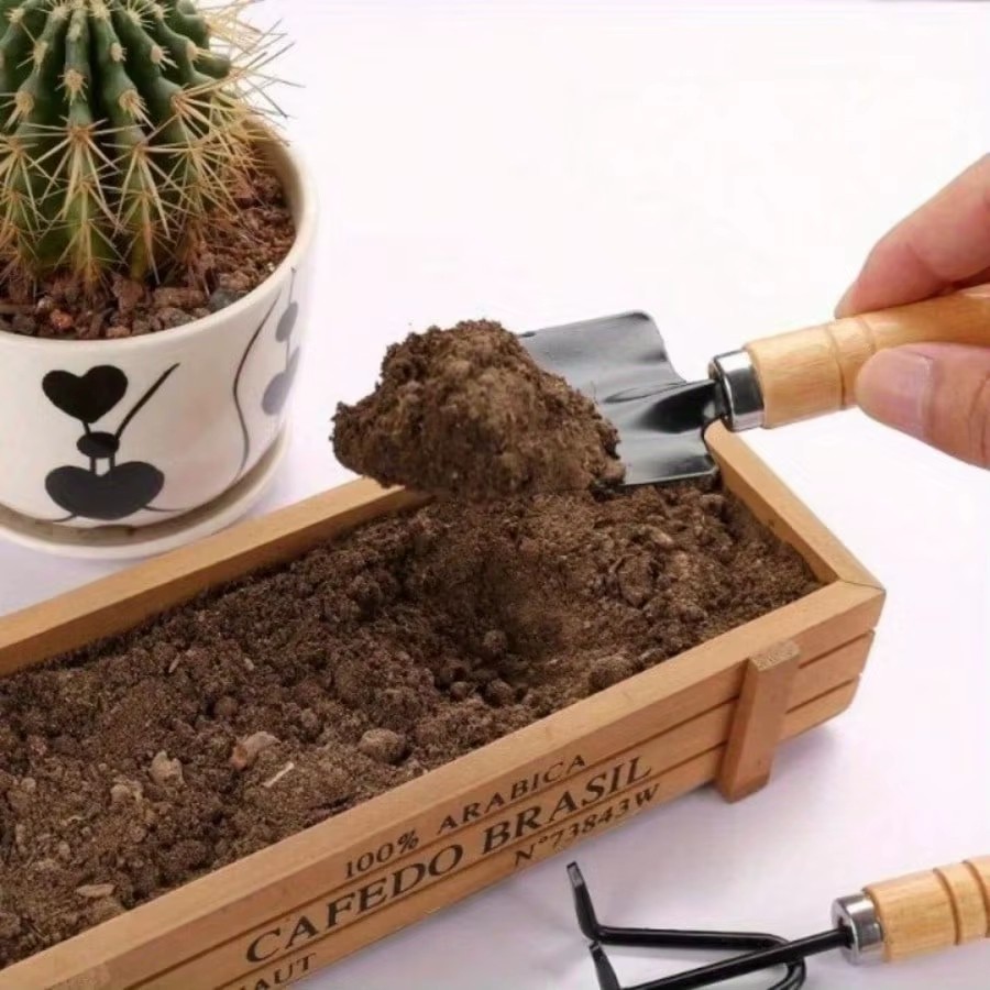 3PCS/Set Mini Gardening Shovel Household Portable Gardening Tool With Handles Sh
