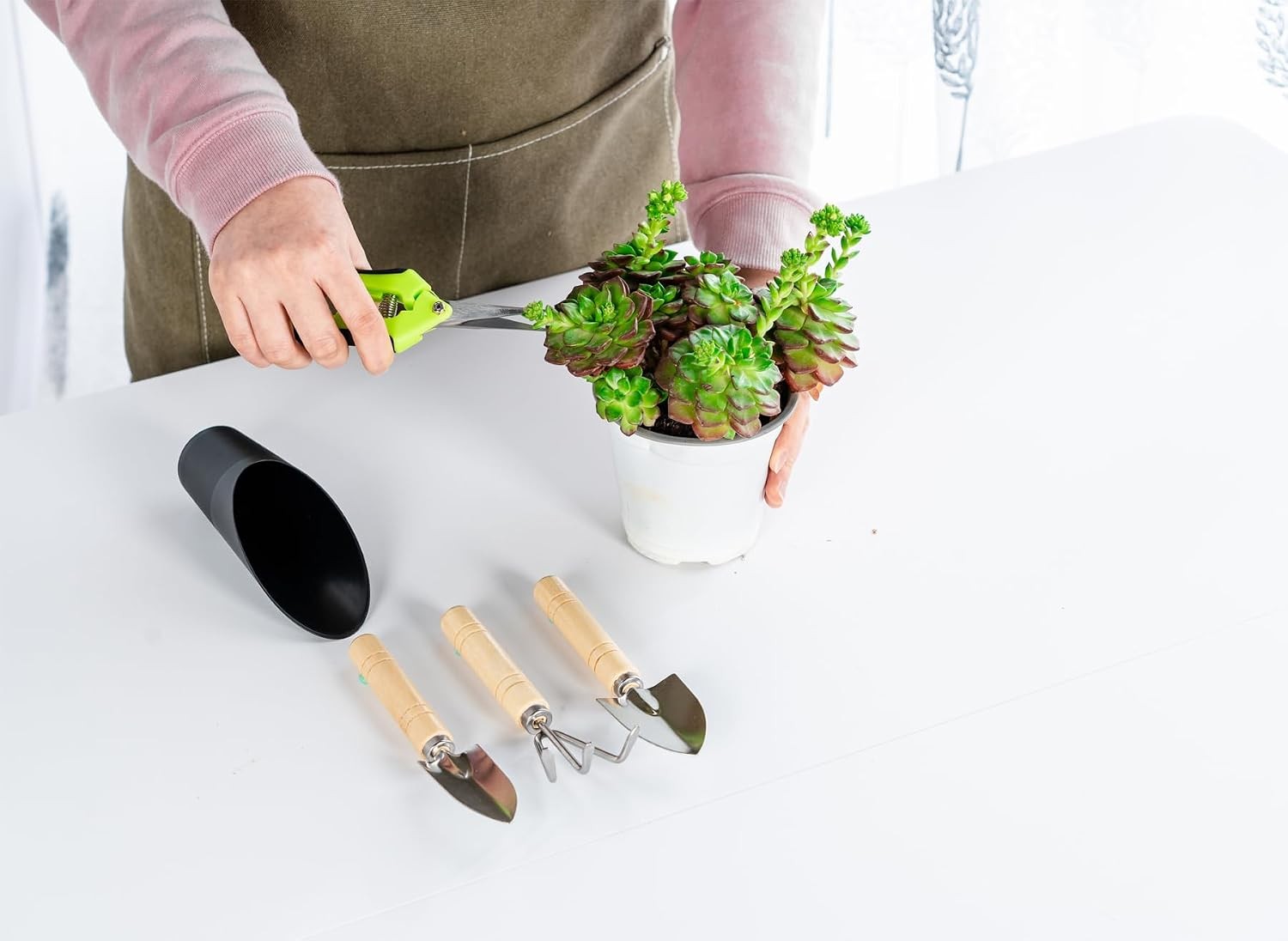 5Pcs Succulent Tools Mini Garden Small Gardening Tools Indoor, Pruning Shear