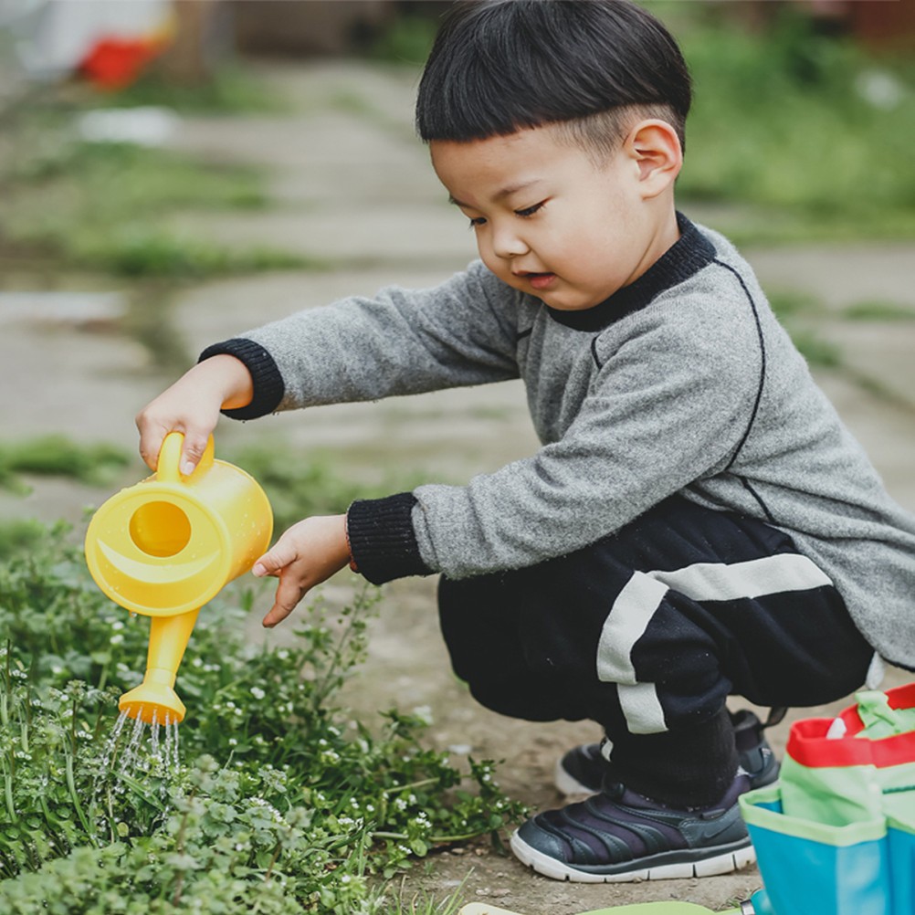 1 Set Colorful Garden Tool Toy with Durable Plastic Handles Mini Gardening Tools