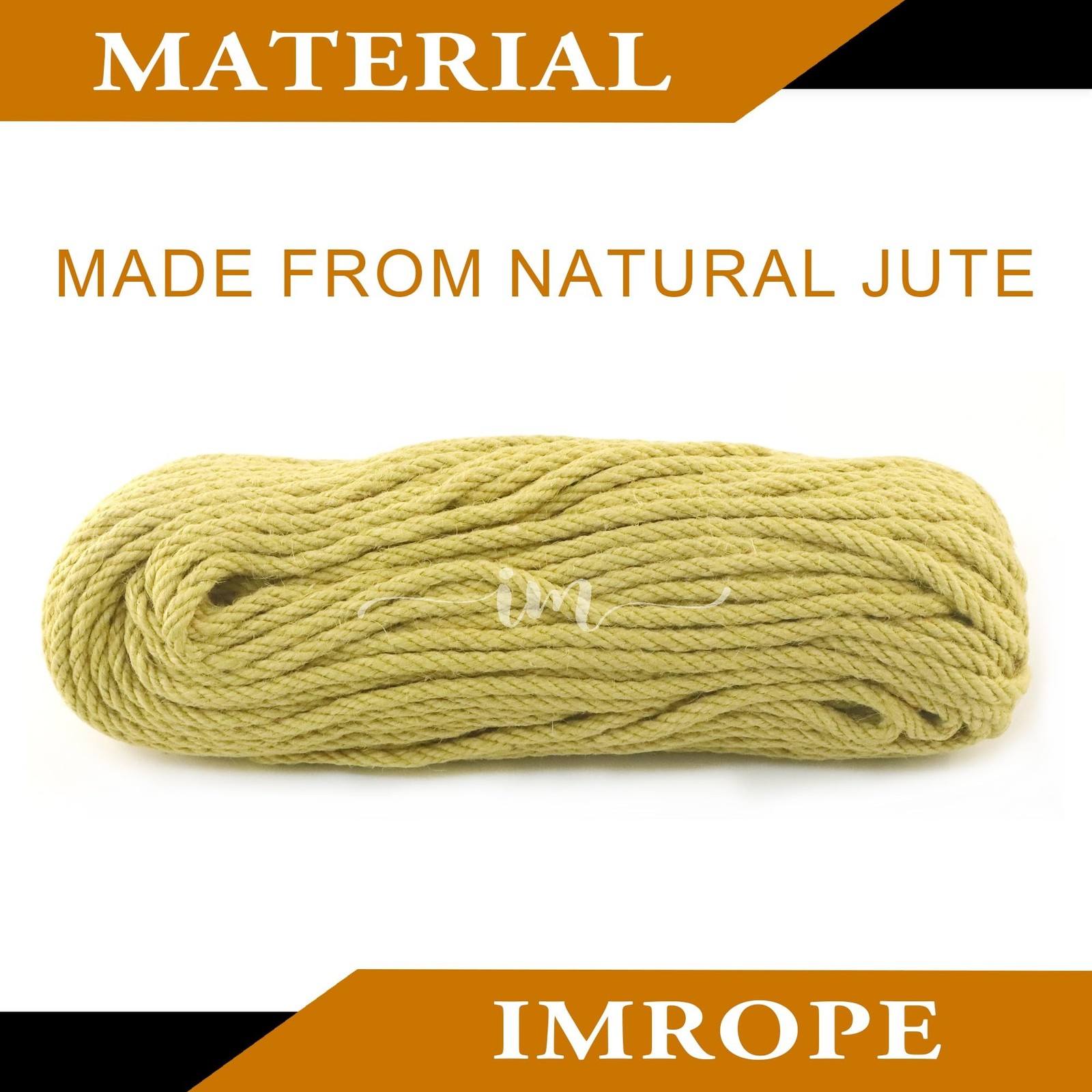 6mm x 150 Feet Yellow Jute Rope, Twine for Gardening Tomato Climbing Plant Ti…